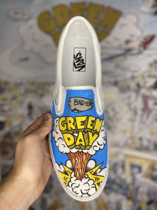 Green day cheap vans