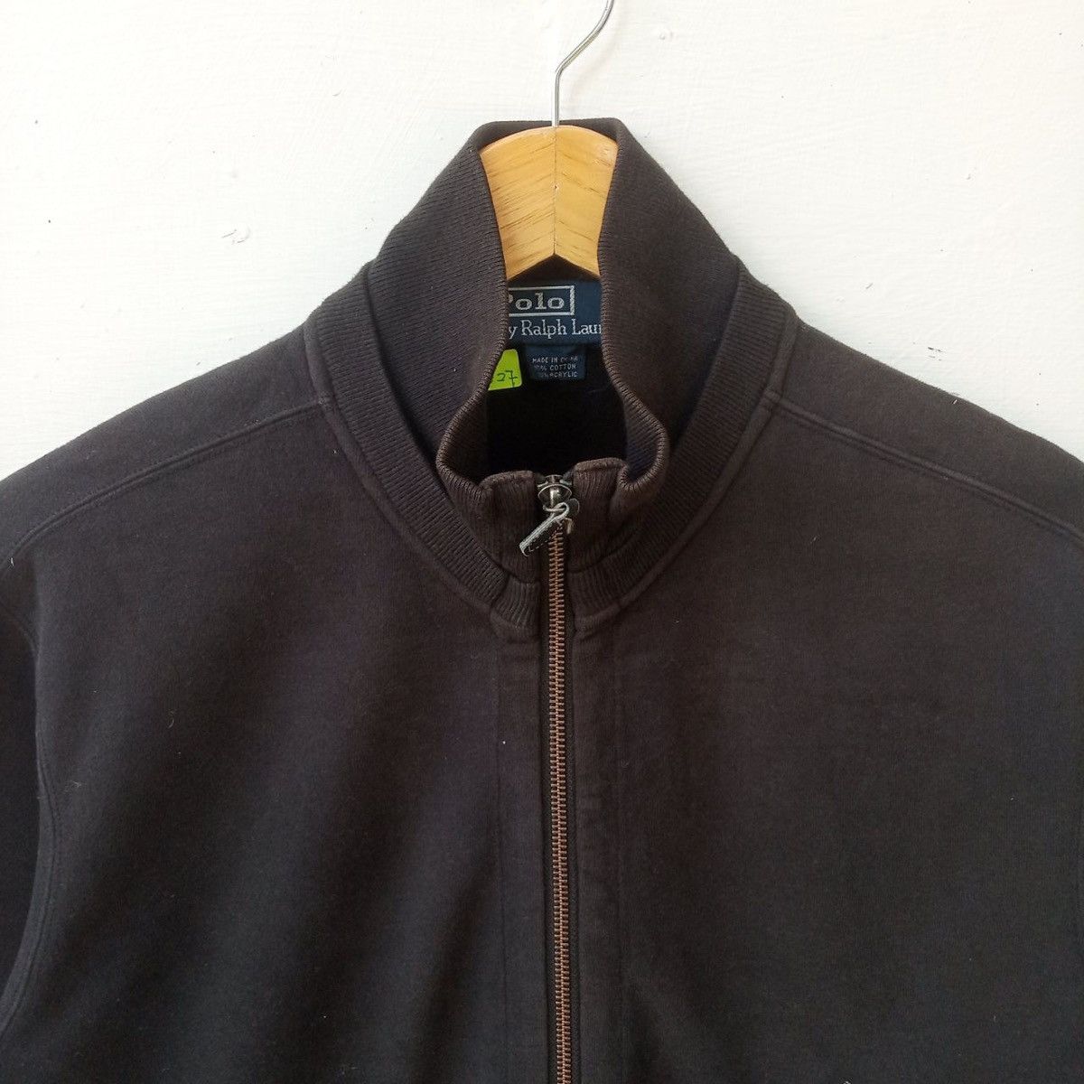 Polo Ralph Lauren Polo Ralph Lauran Jacket black sweater zip up Size US L / EU 52-54 / 3 - 3 Thumbnail