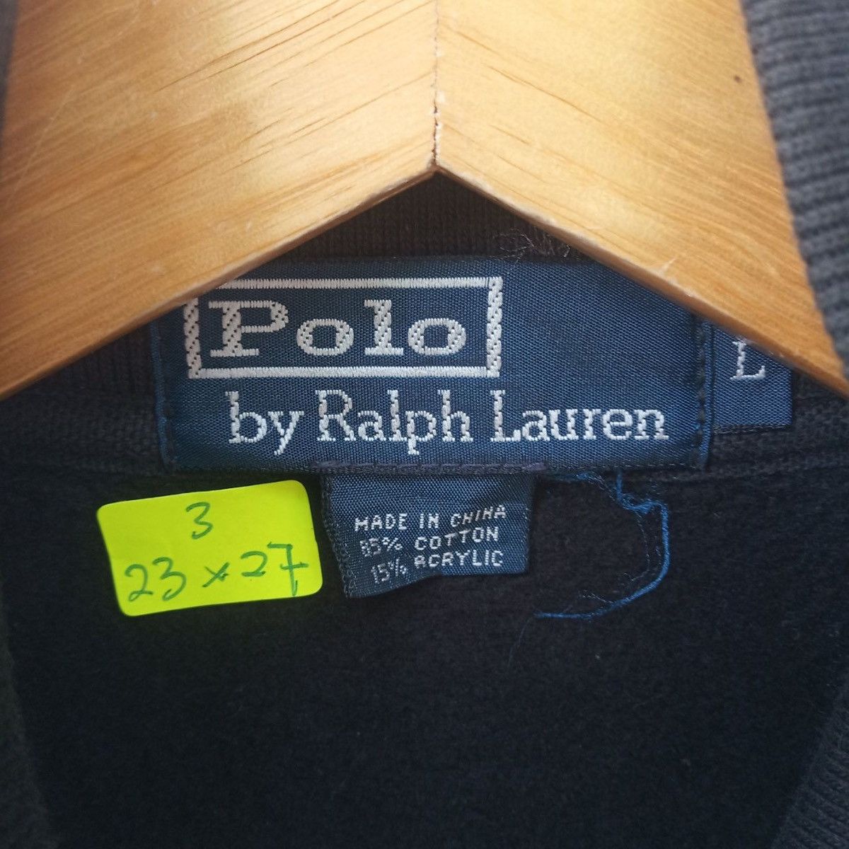 Polo Ralph Lauren Polo Ralph Lauran Jacket black sweater zip up Size US L / EU 52-54 / 3 - 5 Thumbnail