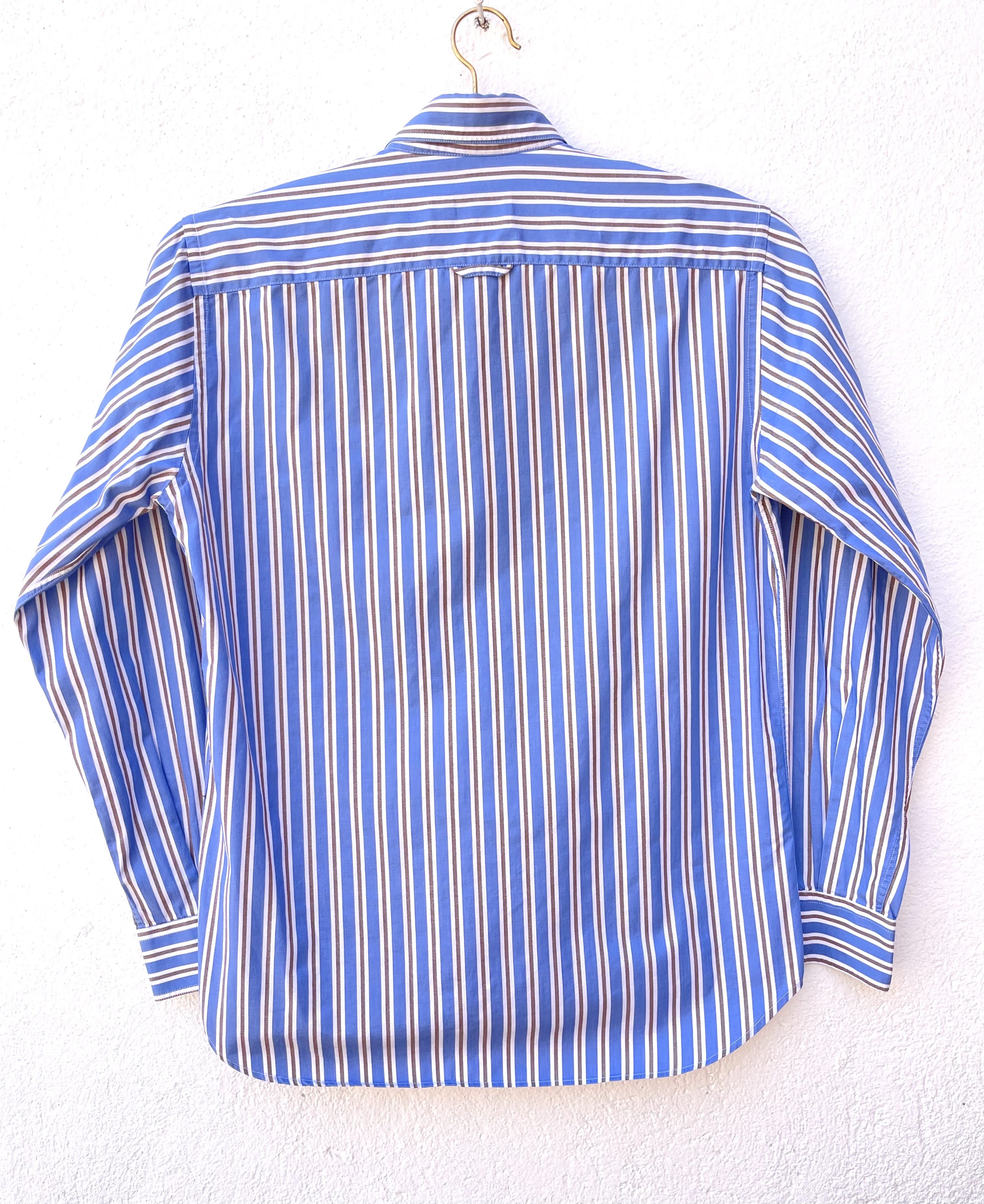 Burberry 🔥blue striped shirt TB Burberry size M Size US M / EU 48-50 / 2 - 5 Thumbnail
