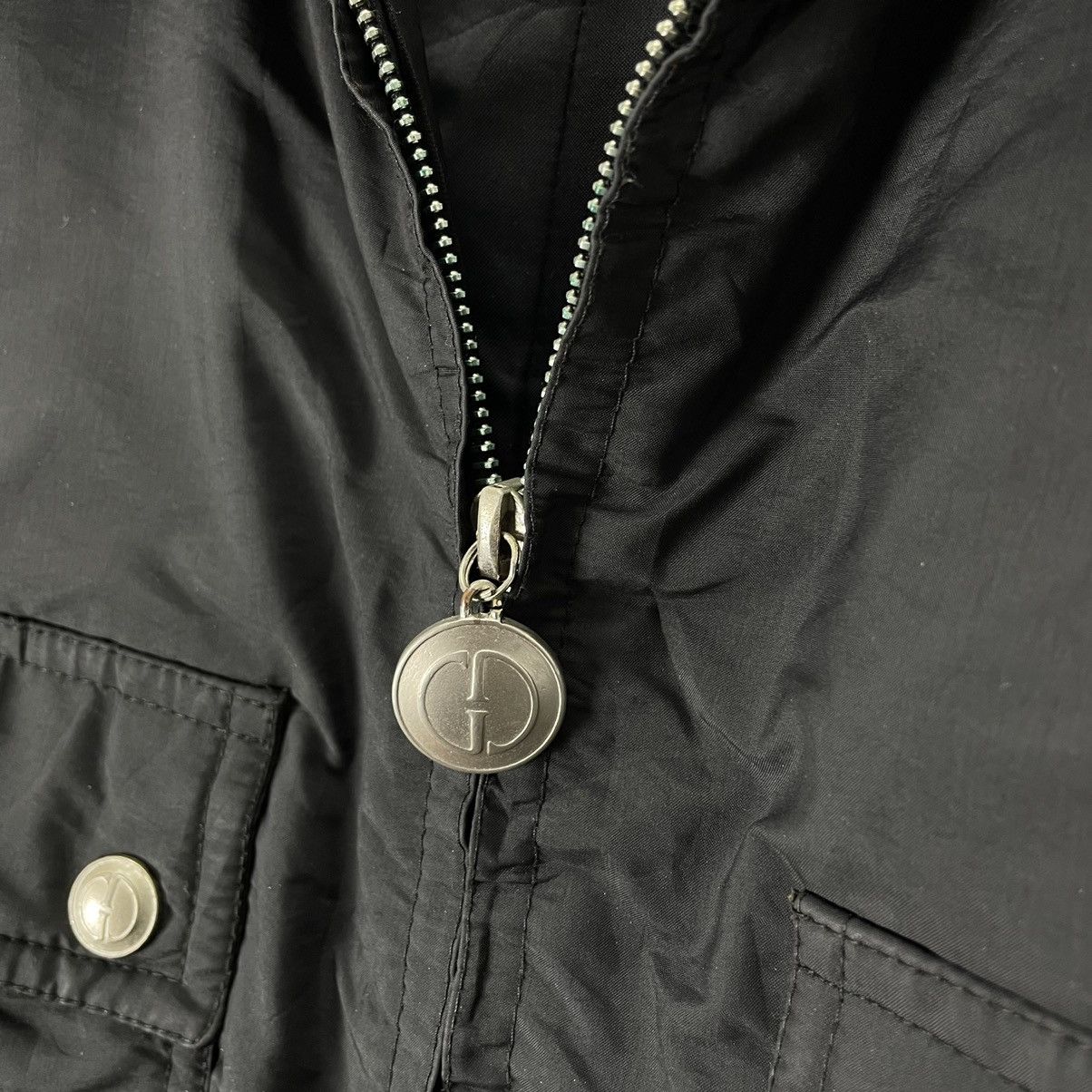 Gucci ❄️GUCCI AW95 SILVER BUTTON ZIPPER JACKET Size US S / EU 44-46 / 1 - 5 Thumbnail