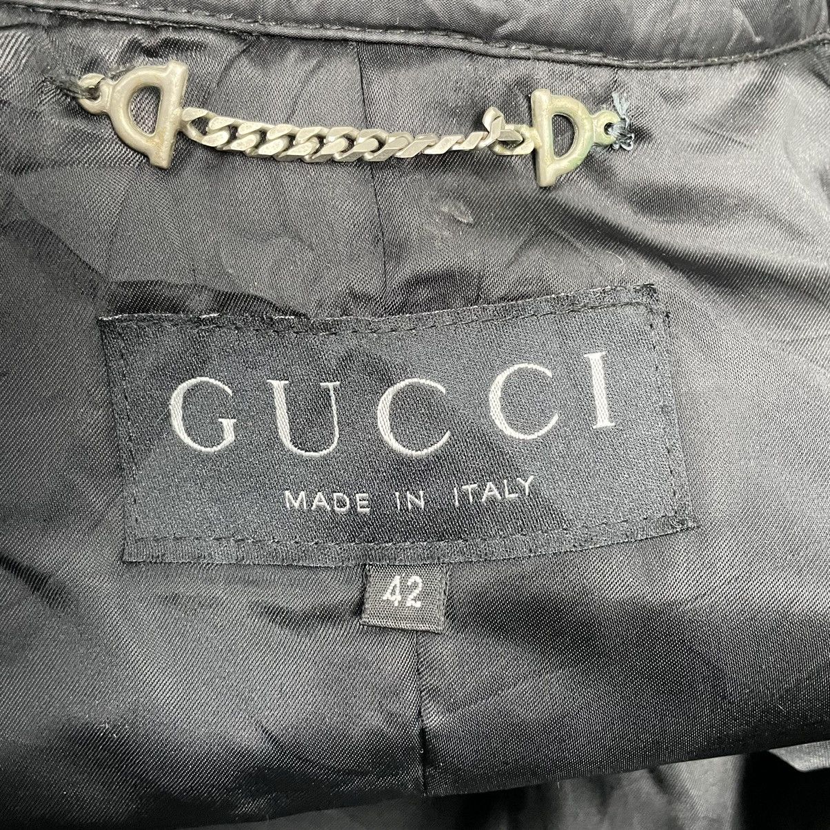 Gucci ❄️GUCCI AW95 SILVER BUTTON ZIPPER JACKET Size US S / EU 44-46 / 1 - 11 Thumbnail