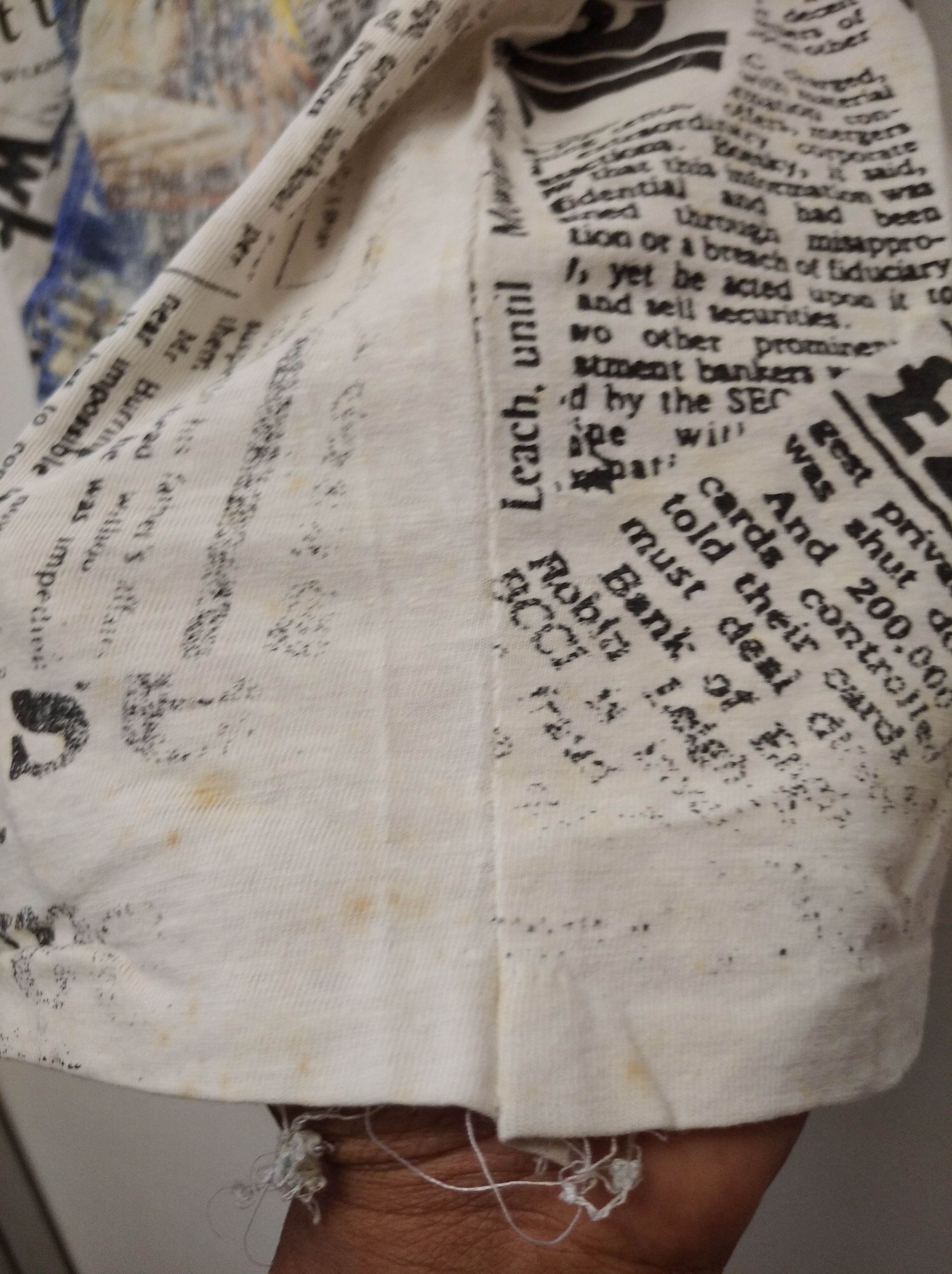 Vintage iron maiden 1992 newspaper all print T-Shirt