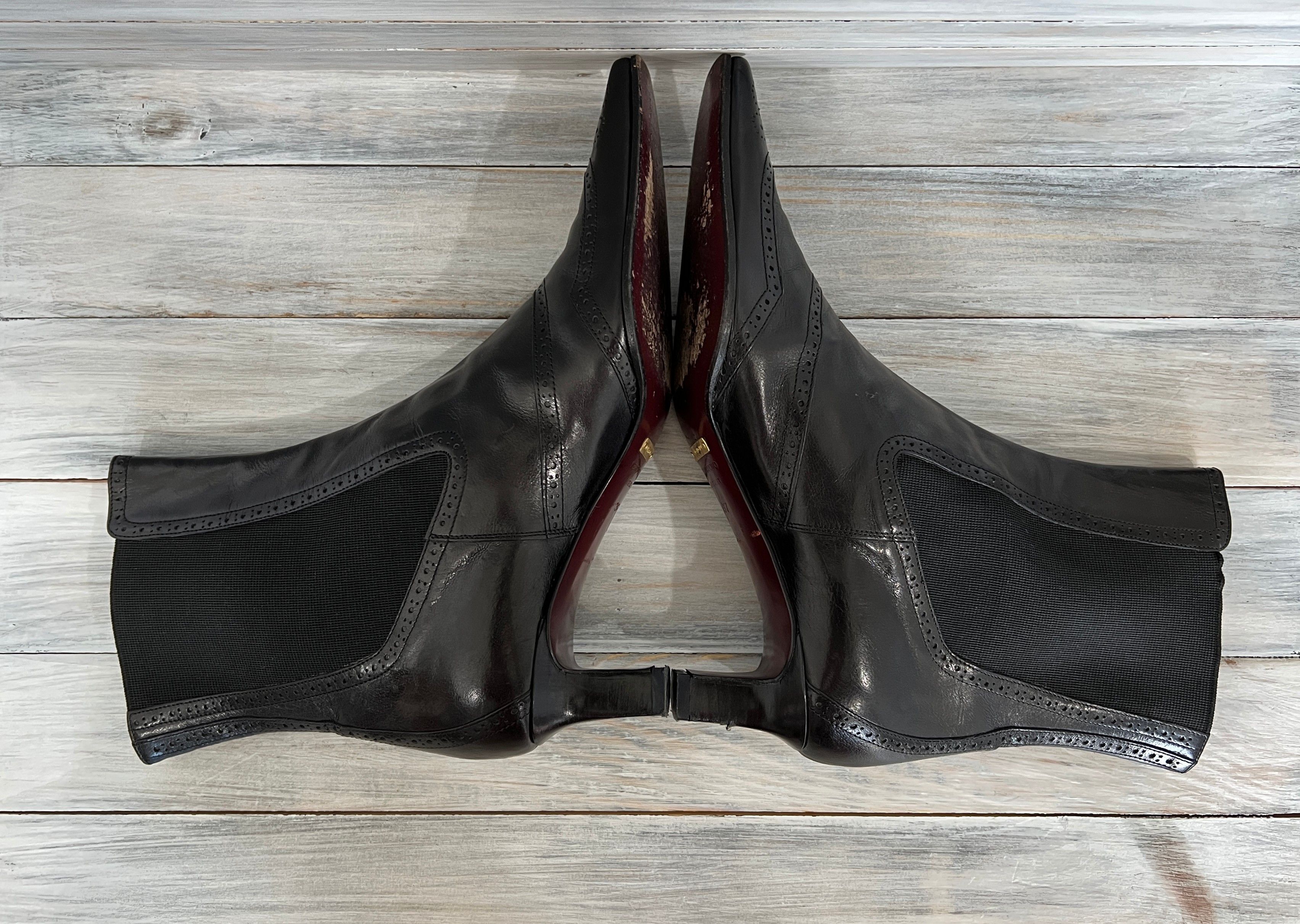Dolce & Gabbana Dolce & Gabbana Women's Leather Shoes With A Low Heel Italy Size US 7 / IT 37 - 19 Thumbnail