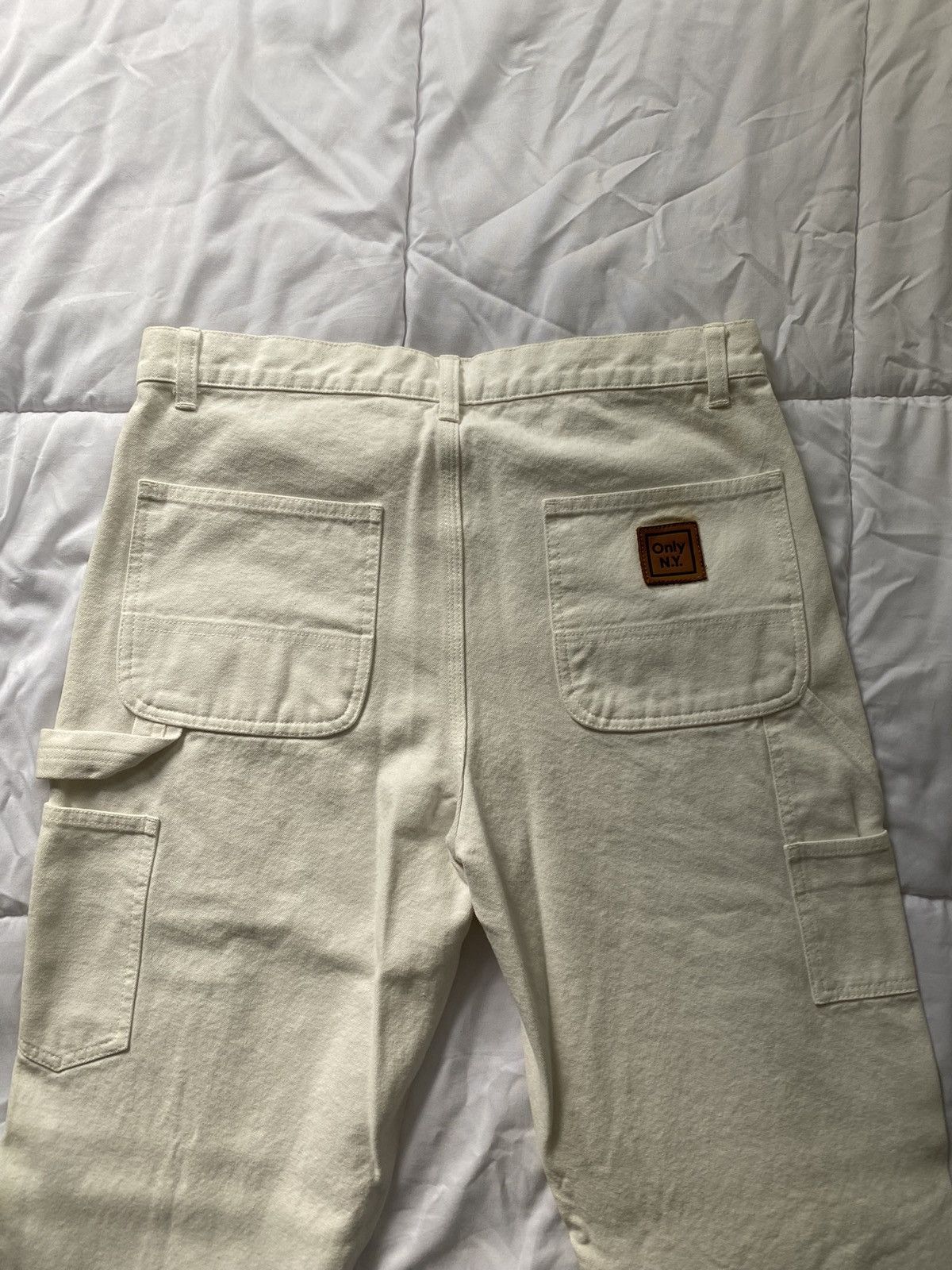 Only NY Only NY Carpenter Work Pants White | Grailed 