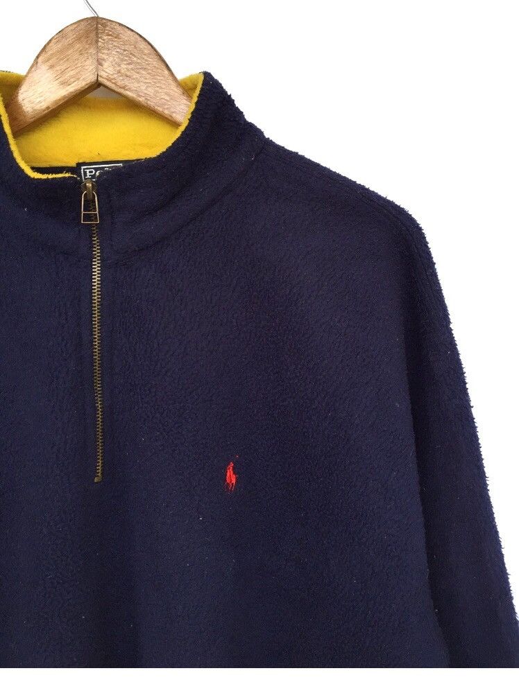 Polo Ralph Lauren 💥Vintage Polo Ralph Lauren Fleece Shirt Size US L / EU 52-54 / 3 - 2 Thumbnail