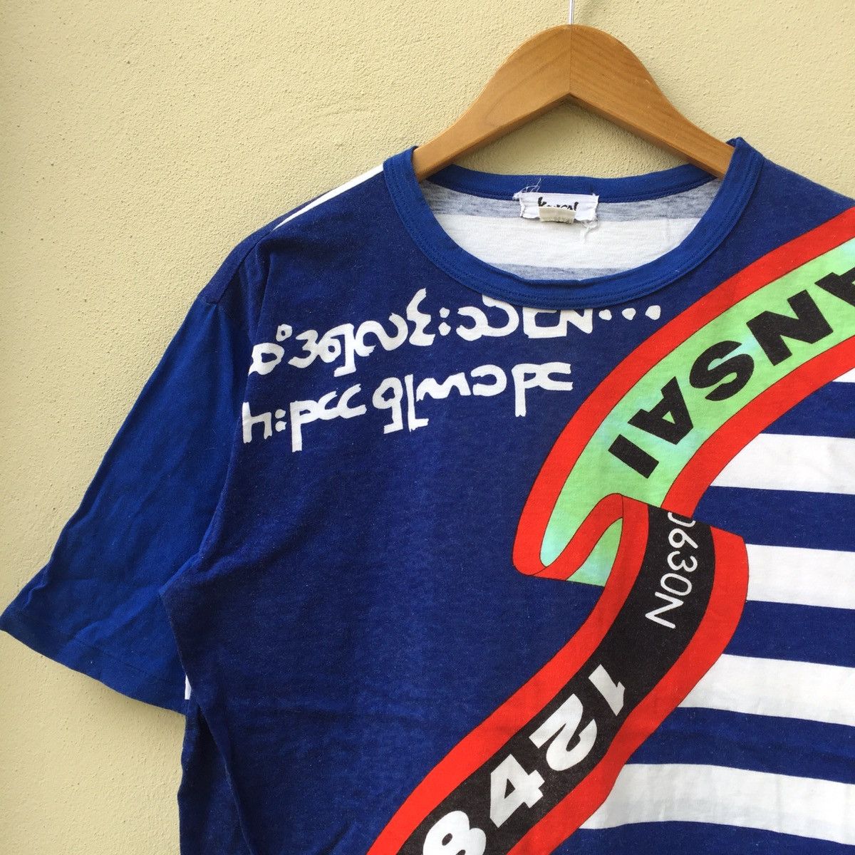 Kansai Yamamoto × Vintage RARE‼️Vintage KANSAI YAMAMOTO Fullprint T-shirt Size US M / EU 48-50 / 2 - 3 Thumbnail