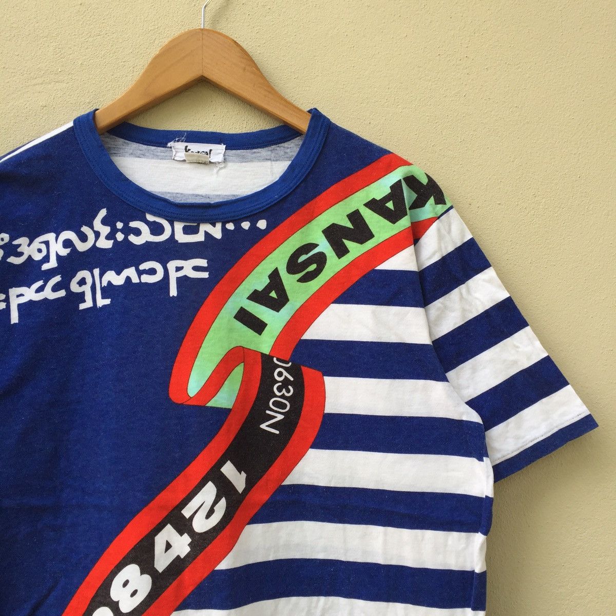Kansai Yamamoto × Vintage RARE‼️Vintage KANSAI YAMAMOTO Fullprint T-shirt Size US M / EU 48-50 / 2 - 2 Thumbnail