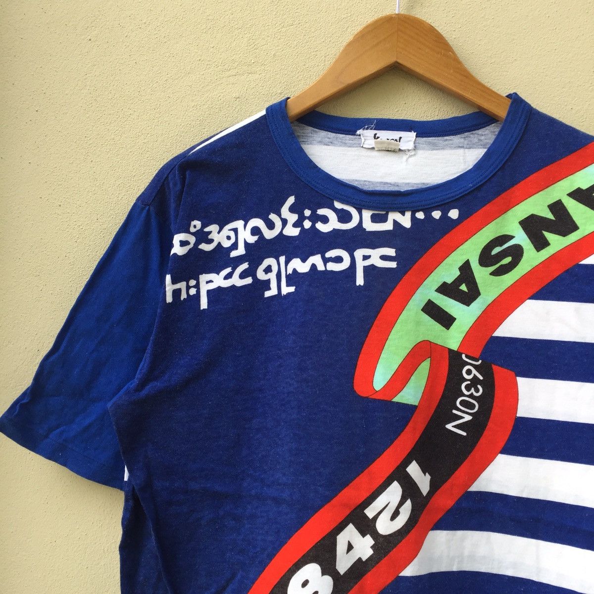 Kansai Yamamoto × Vintage RARE‼️Vintage KANSAI YAMAMOTO Fullprint T-shirt Size US M / EU 48-50 / 2 - 4 Thumbnail