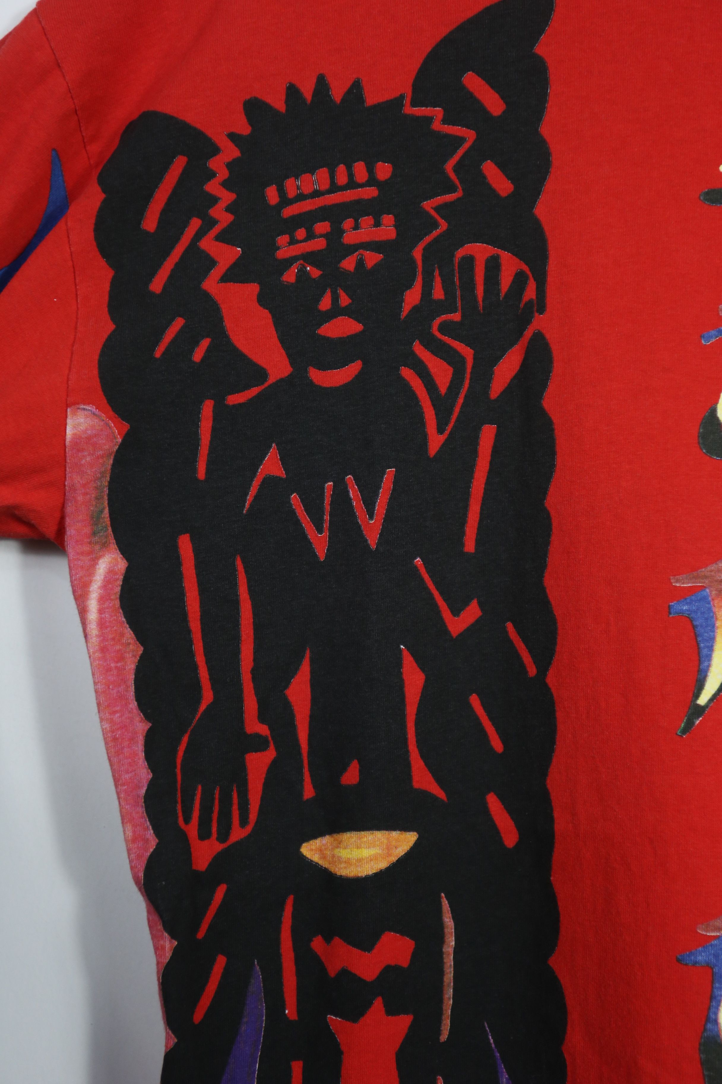 Band Tees Rare Vintage 90s Carlos Santana Full Printed shirt GTMC397 Size US XL / EU 56 / 4 - 5 Thumbnail