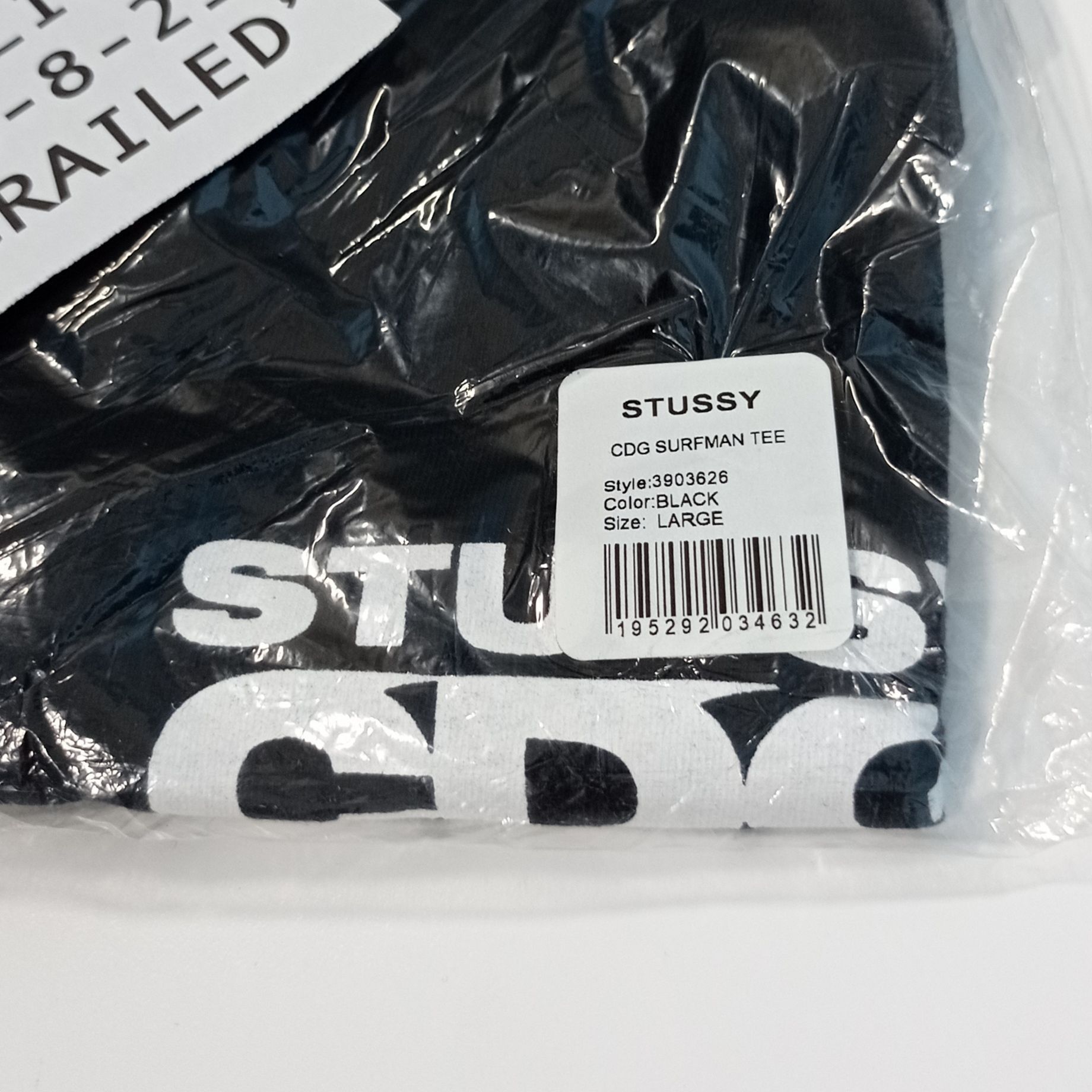 Stussy Stuusy CDG Surfman Global Tee Black Size US L / EU 52-54 / 3 - 6 Thumbnail