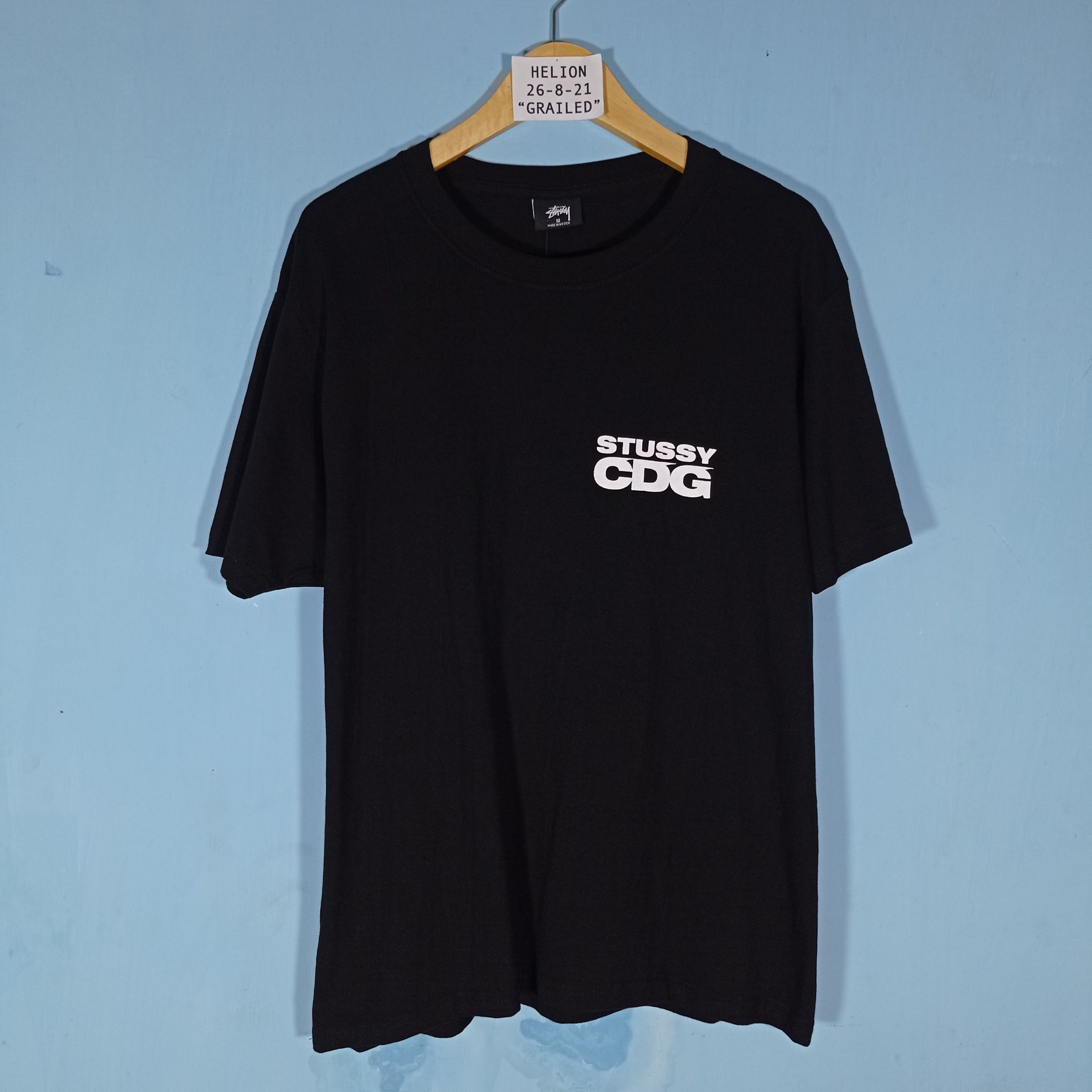 Stussy Stuusy CDG Surfman Global Tee Black Size US L / EU 52-54 / 3 - 2 Thumbnail
