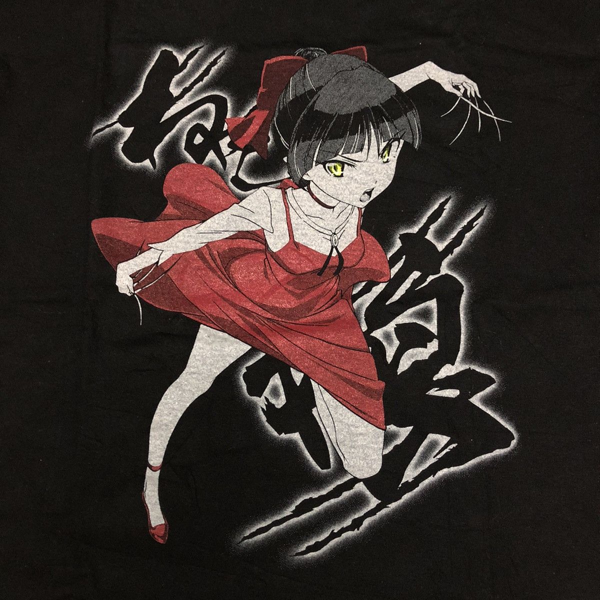 Anime × Cartoon Network × Japanese Brand Anime GeGeGe no Kitaro Neko-Musume Manga Tee Size US L / EU 52-54 / 3 - 3 Thumbnail