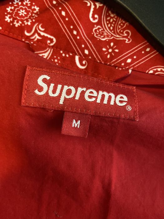 Supreme Bandana Track Jacket | Grailed