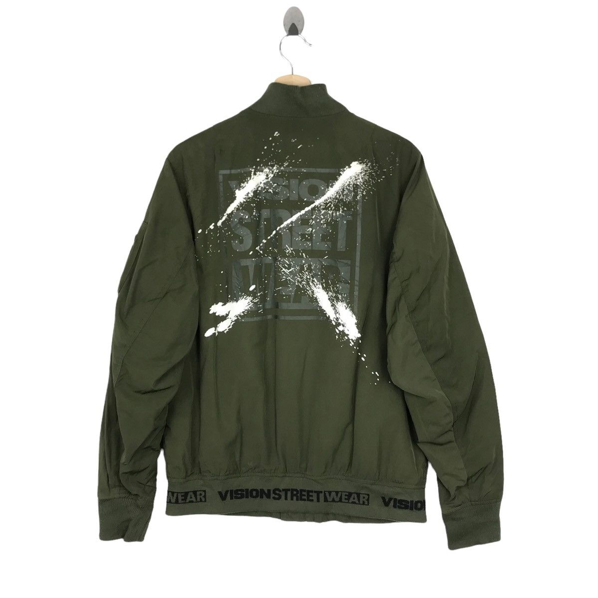 Vision Streetwear VISION STREETWEAR Bomber Jacket Big Logo Skateboards Skaters Size US M / EU 48-50 / 2 - 5 Thumbnail