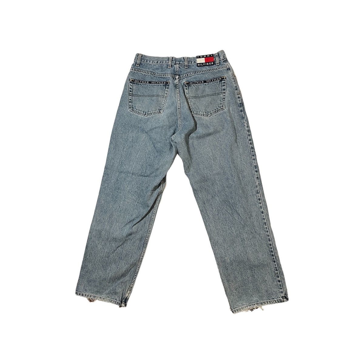 Tommy Hilfiger × Vintage Vintage Tommy Hilfiger Baggy Jeans Size US 36 / EU 52 - 4 Thumbnail