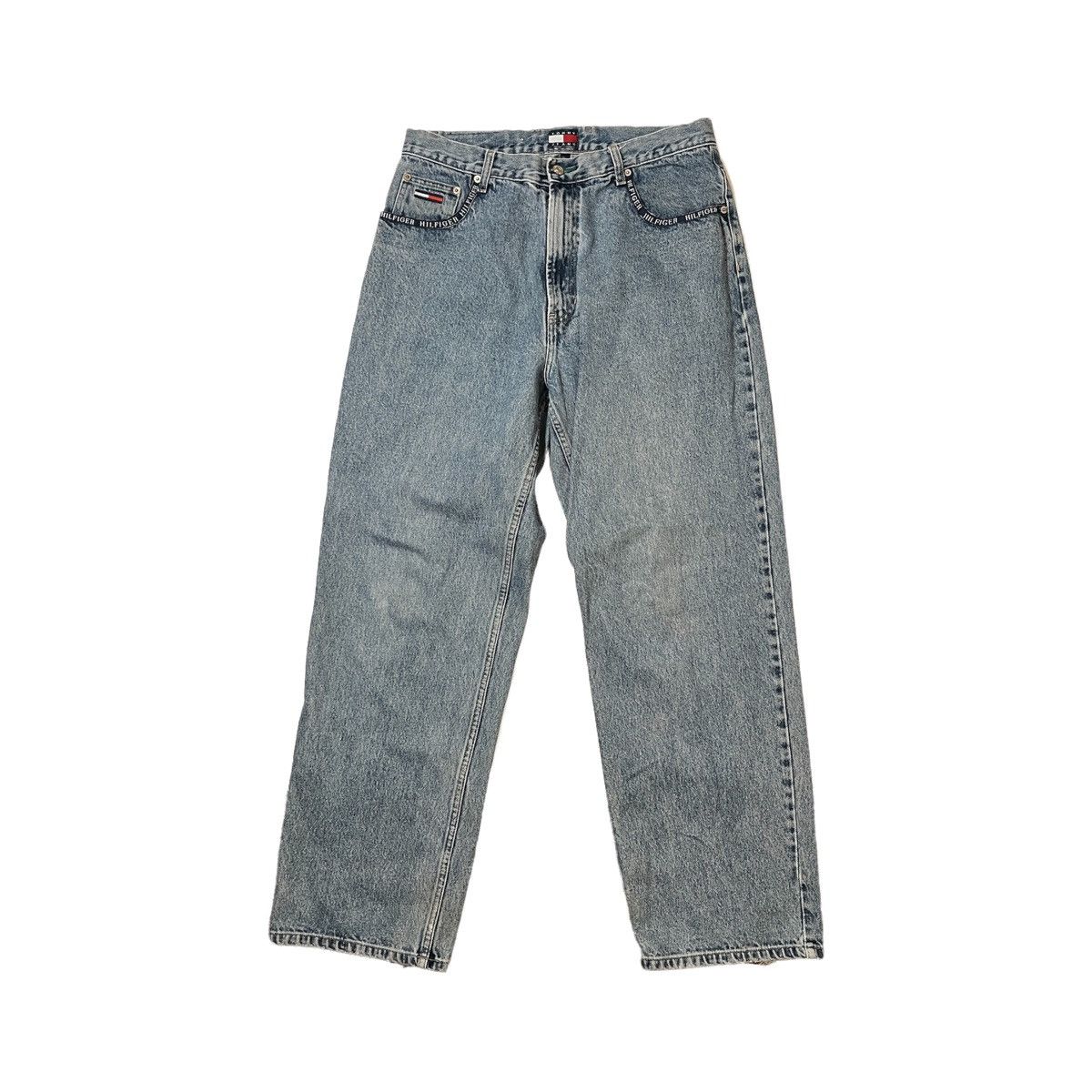 Tommy Hilfiger × Vintage Vintage Tommy Hilfiger Baggy Jeans Size US 36 / EU 52 - 1 Thumbnail