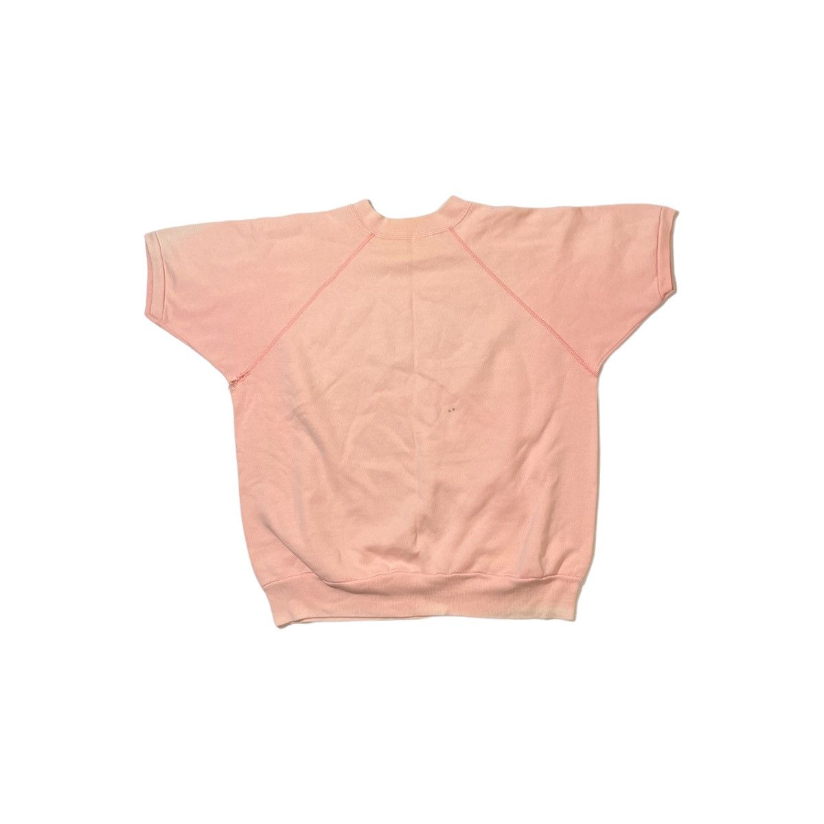 Vintage 60s/70s Light Pink Sweatshirt Short Sleeves Size US M / EU 48-50 / 2 - 4 Thumbnail