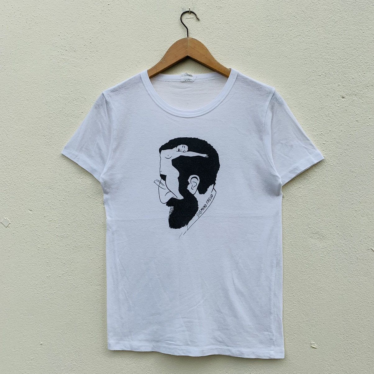 Vintage Vintage SIGMUND FREUD SEXY ART DESIGN T-shirt Size US S / EU 44-46 / 1 - 1 Thumbnail