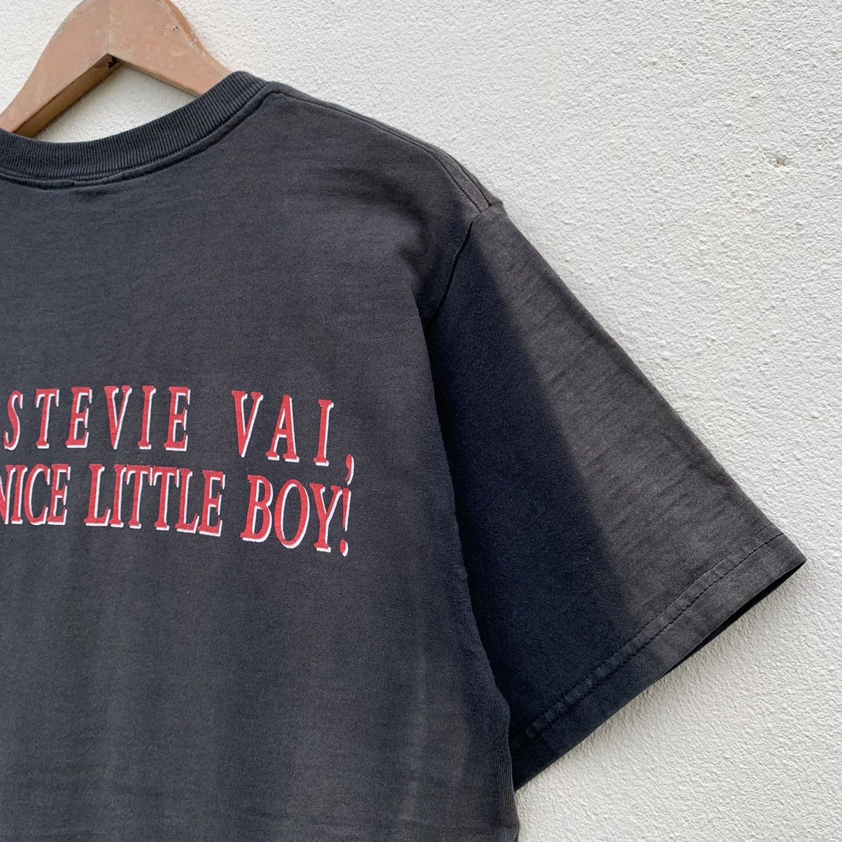Band Tees × Vintage Vintage STEVE VAI LEGENDARY GUITARIST BAND T-shirt Size US M / EU 48-50 / 2 - 11 Thumbnail