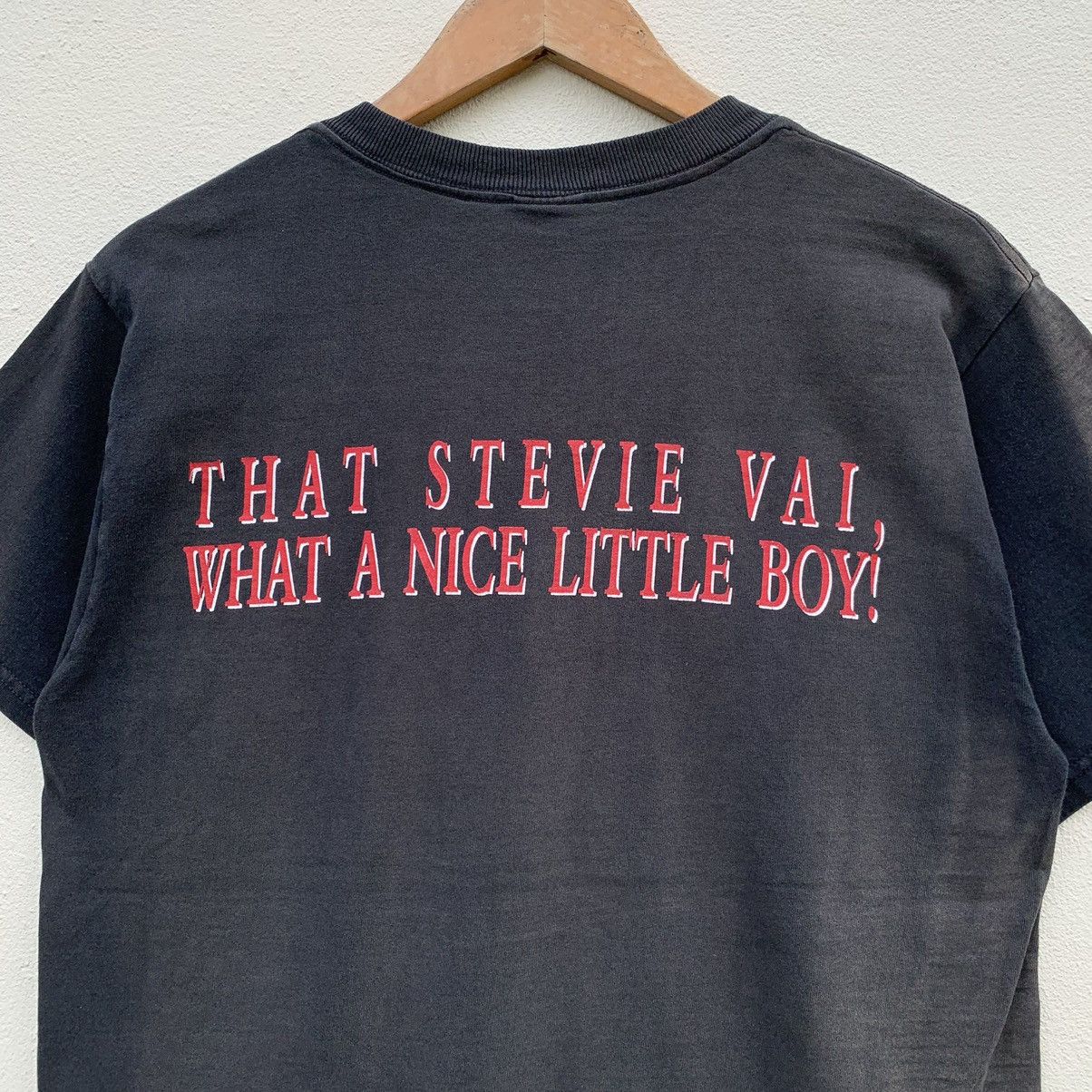 Band Tees × Vintage Vintage STEVE VAI LEGENDARY GUITARIST BAND T-shirt Size US M / EU 48-50 / 2 - 8 Thumbnail