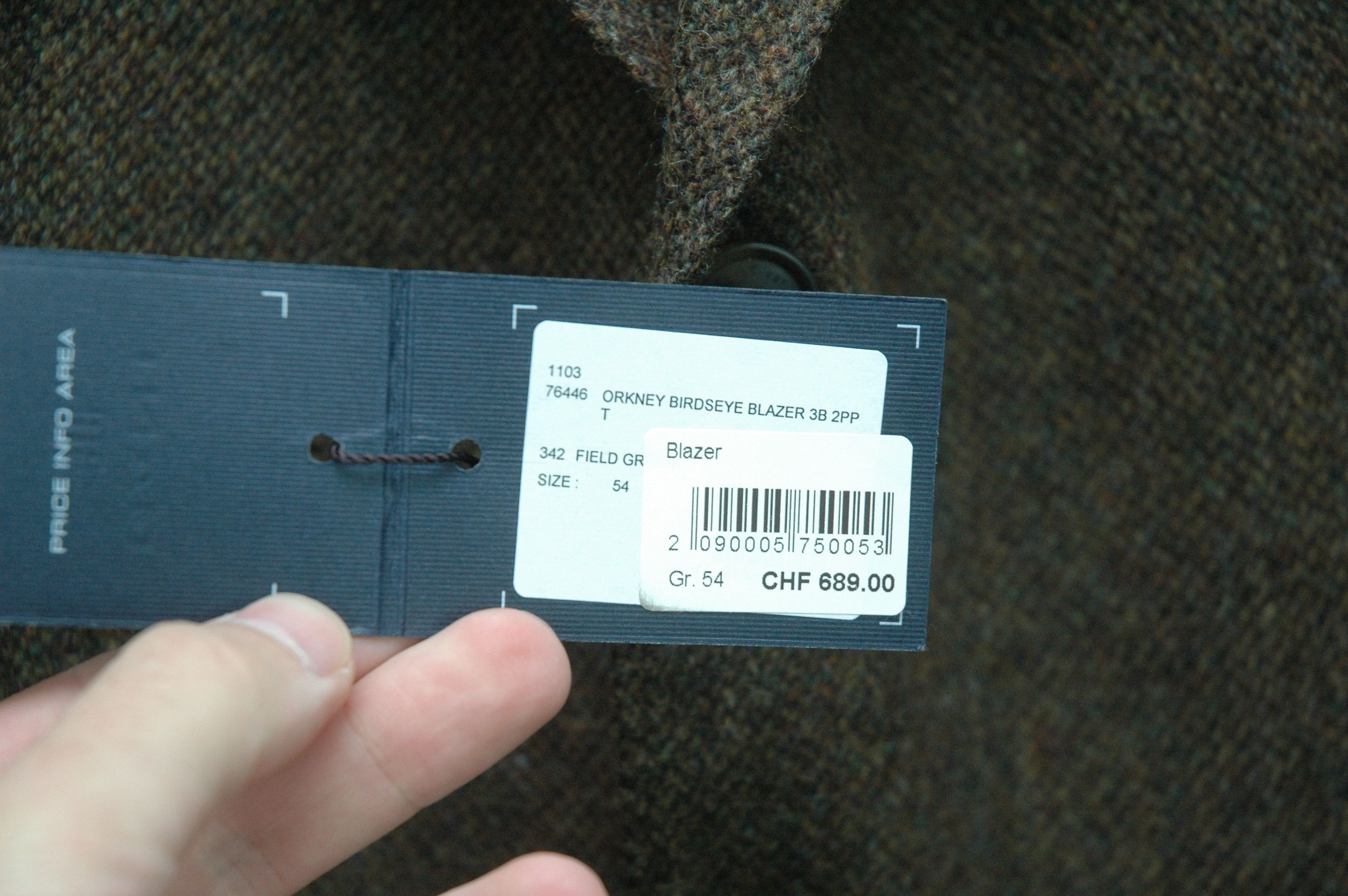 Gant NWT RRP750$ Gant Wool Orkney Birdseye Blazer Made Portugal Size US L / EU 52-54 / 3 - 8 Thumbnail