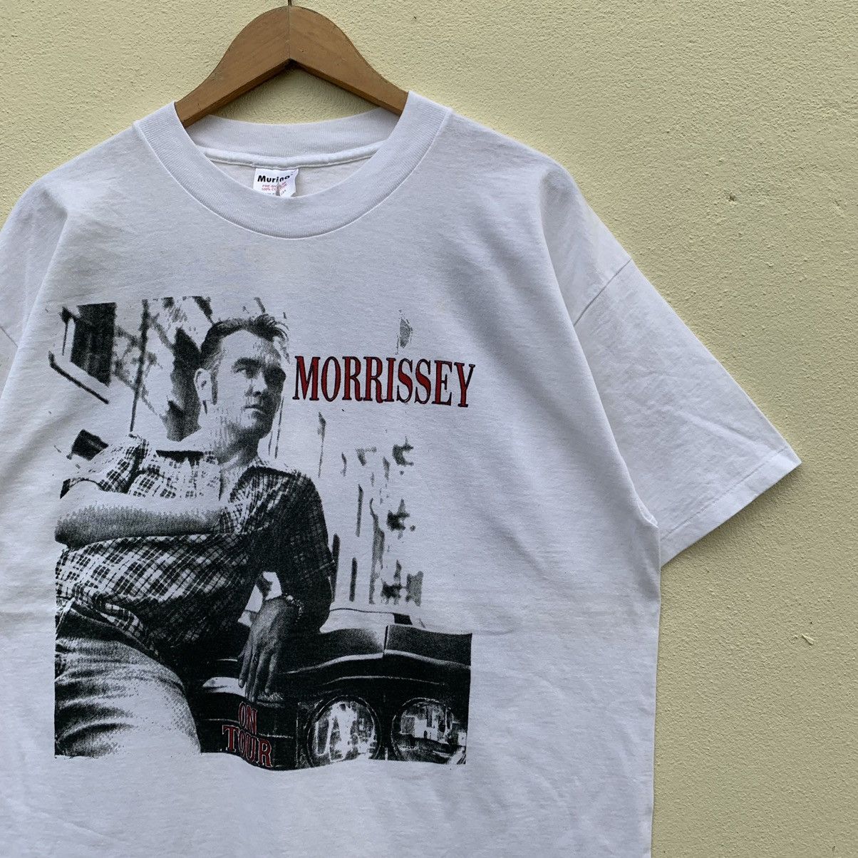 Band Tees × Morrissey × Vintage Vintage MORRISSEY THE SMITH RARE DESIGN T-shirt Size US XL / EU 56 / 4 - 4 Thumbnail