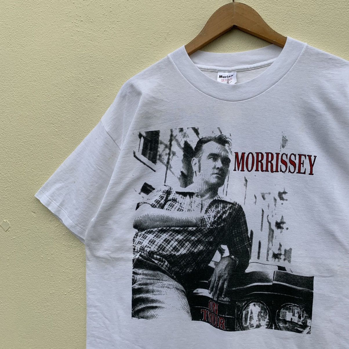 Band Tees × Morrissey × Vintage Vintage MORRISSEY THE SMITH RARE DESIGN T-shirt Size US XL / EU 56 / 4 - 5 Thumbnail