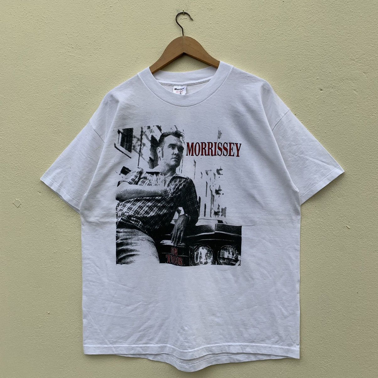 Band Tees × Morrissey × Vintage Vintage MORRISSEY THE SMITH RARE DESIGN T-shirt Size US XL / EU 56 / 4 - 1 Thumbnail