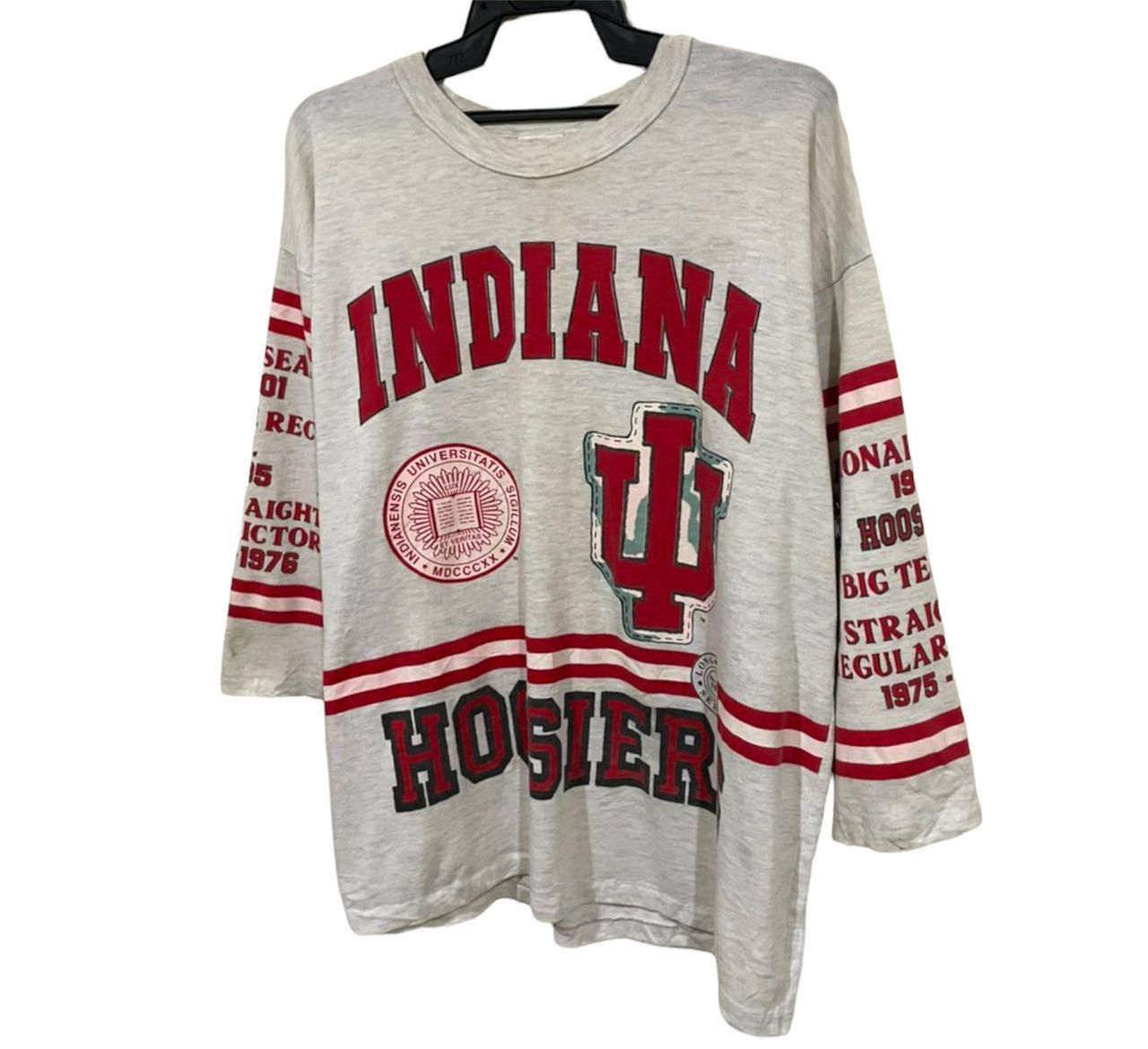 Other Rare 1977 Indiana Hooster Colleage Tee One Of A Kind!❤️‍🔥 Size US XL / EU 56 / 4 - 9 Thumbnail