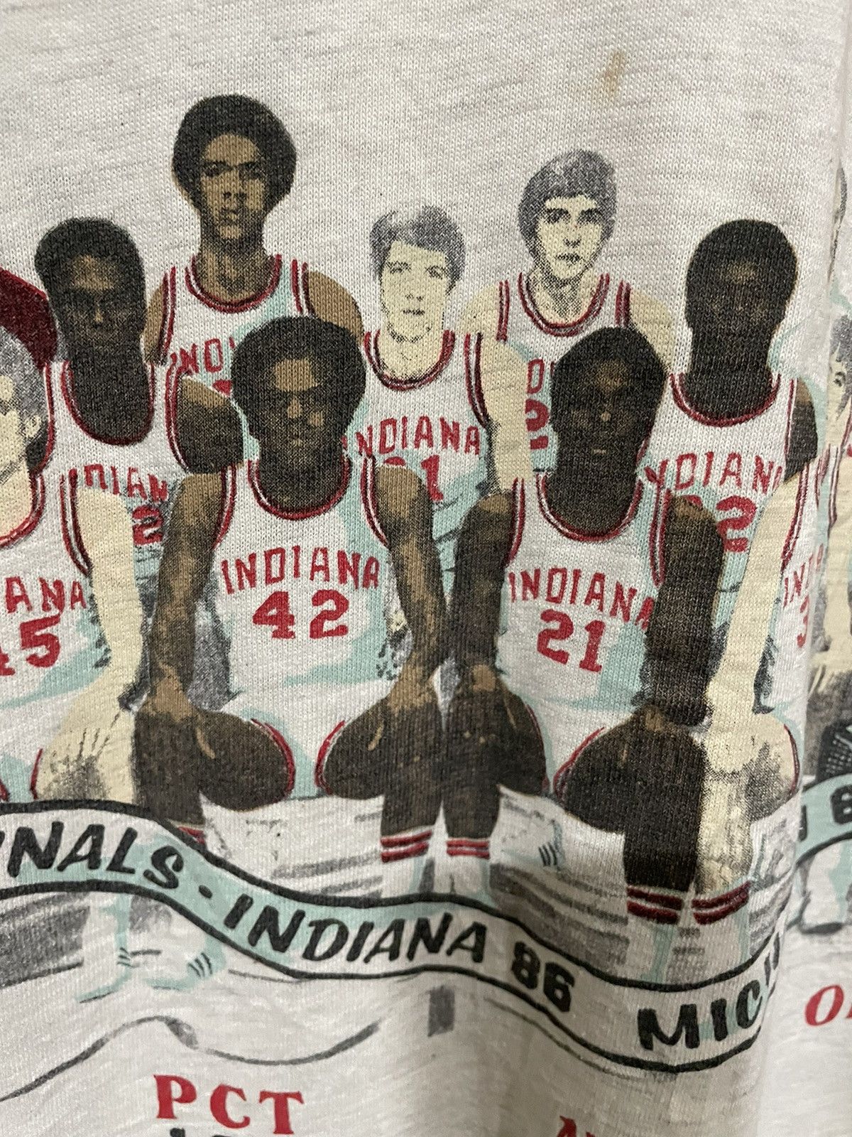 Other Rare 1977 Indiana Hooster Colleage Tee One Of A Kind!❤️‍🔥 Size US XL / EU 56 / 4 - 7 Thumbnail
