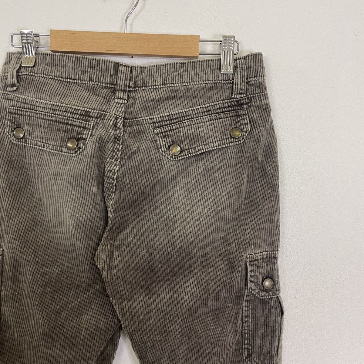 Japanese Brand Sweet Camel Utility Multipocket Couduroy Cargo Pants Size US 29 - 8 Thumbnail