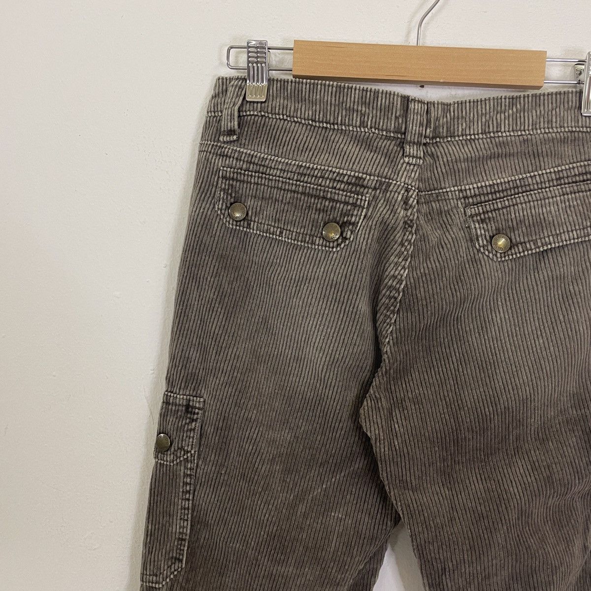 Japanese Brand Sweet Camel Utility Multipocket Couduroy Cargo Pants Size US 29 - 9 Thumbnail