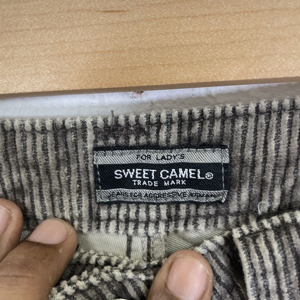 Japanese Brand Sweet Camel Utility Multipocket Couduroy Cargo Pants Size US 29 - 5 Thumbnail
