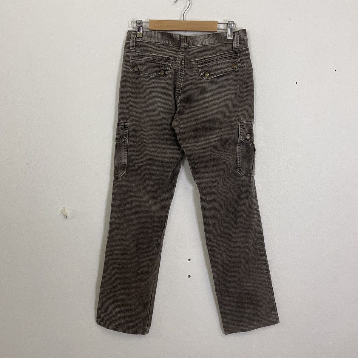 Japanese Brand Sweet Camel Utility Multipocket Couduroy Cargo Pants Size US 29 - 7 Thumbnail