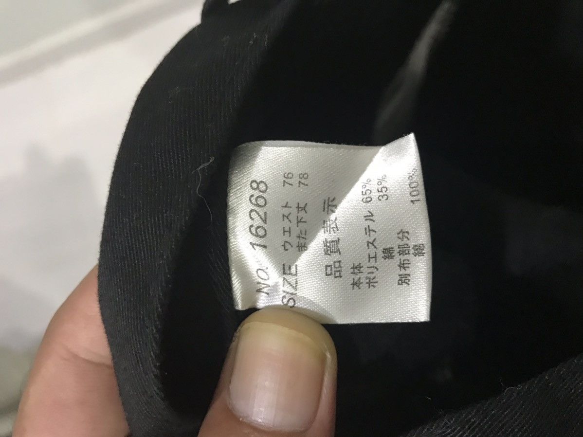 Japanese Brand NYLAUS JEANS Double Waist Seditionaris Zipper Skinny Pant Size US 28 / EU 44 - 12 Thumbnail