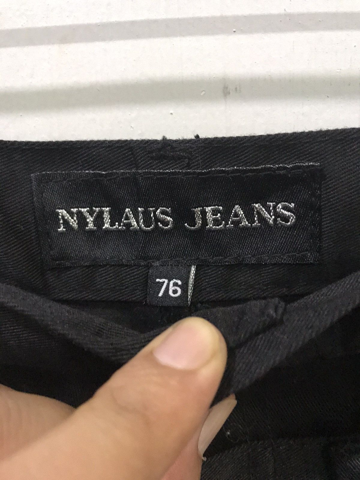 Japanese Brand NYLAUS JEANS Double Waist Seditionaris Zipper Skinny Pant Size US 28 / EU 44 - 7 Thumbnail