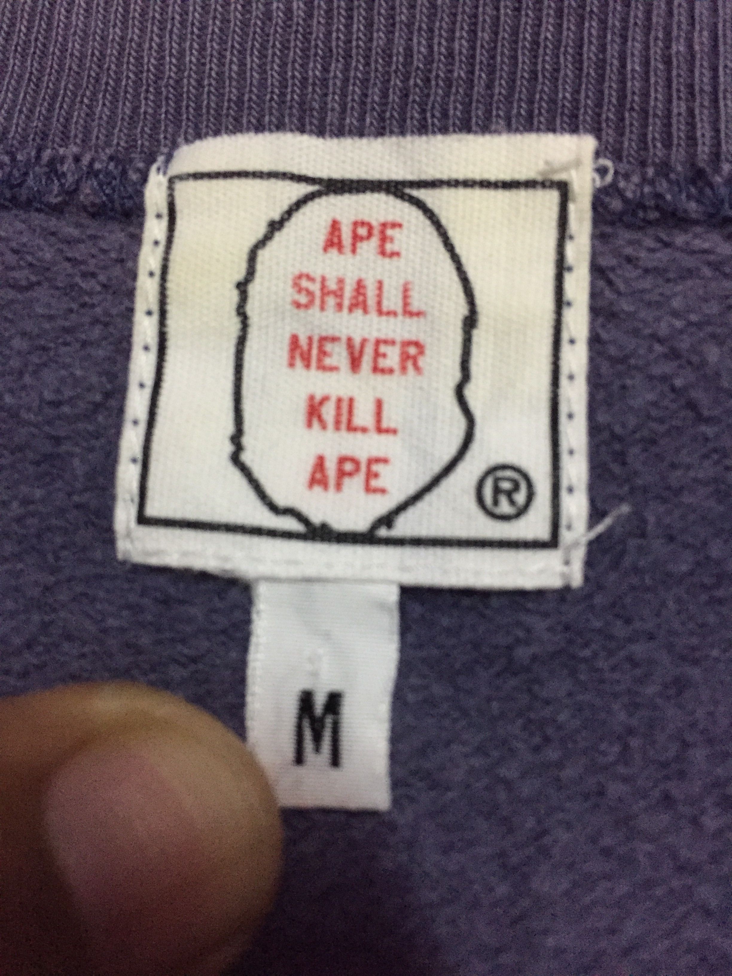 Bape Bathing Ape Sweatshirts Size M Size US M / EU 48-50 / 2 - 4 Thumbnail
