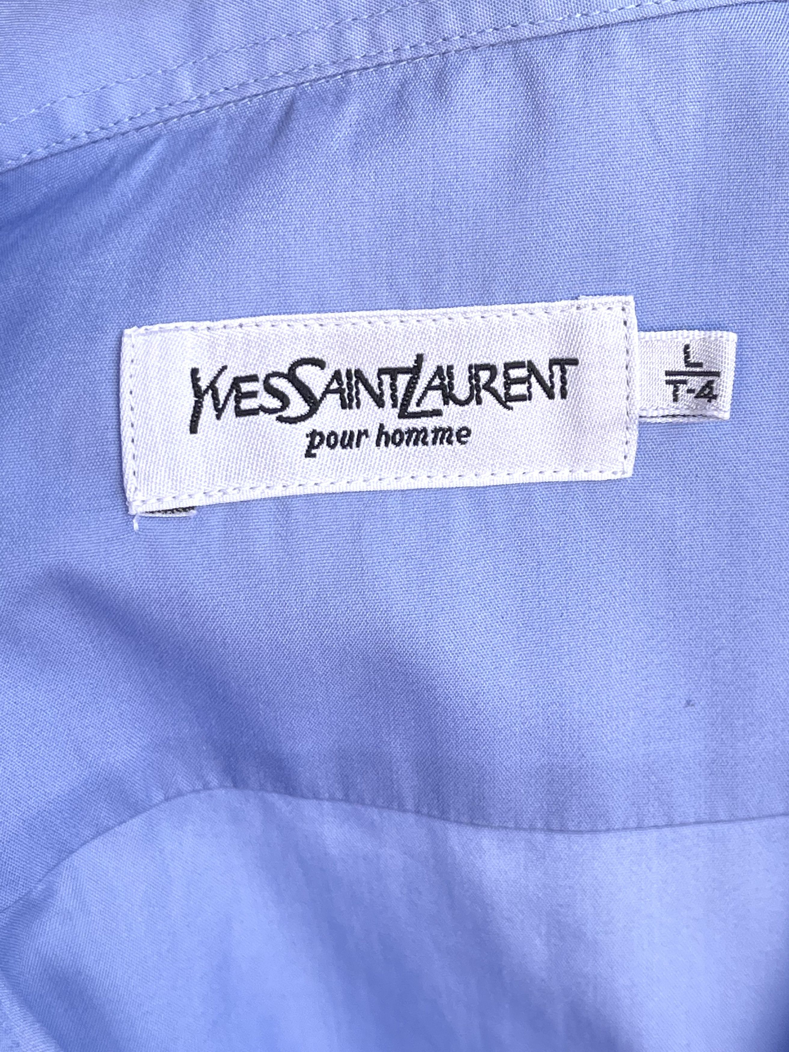 Yves Saint Laurent 🔥 Ysl vintage saint Laurent shirt blue size L Size US L / EU 52-54 / 3 - 5 Thumbnail