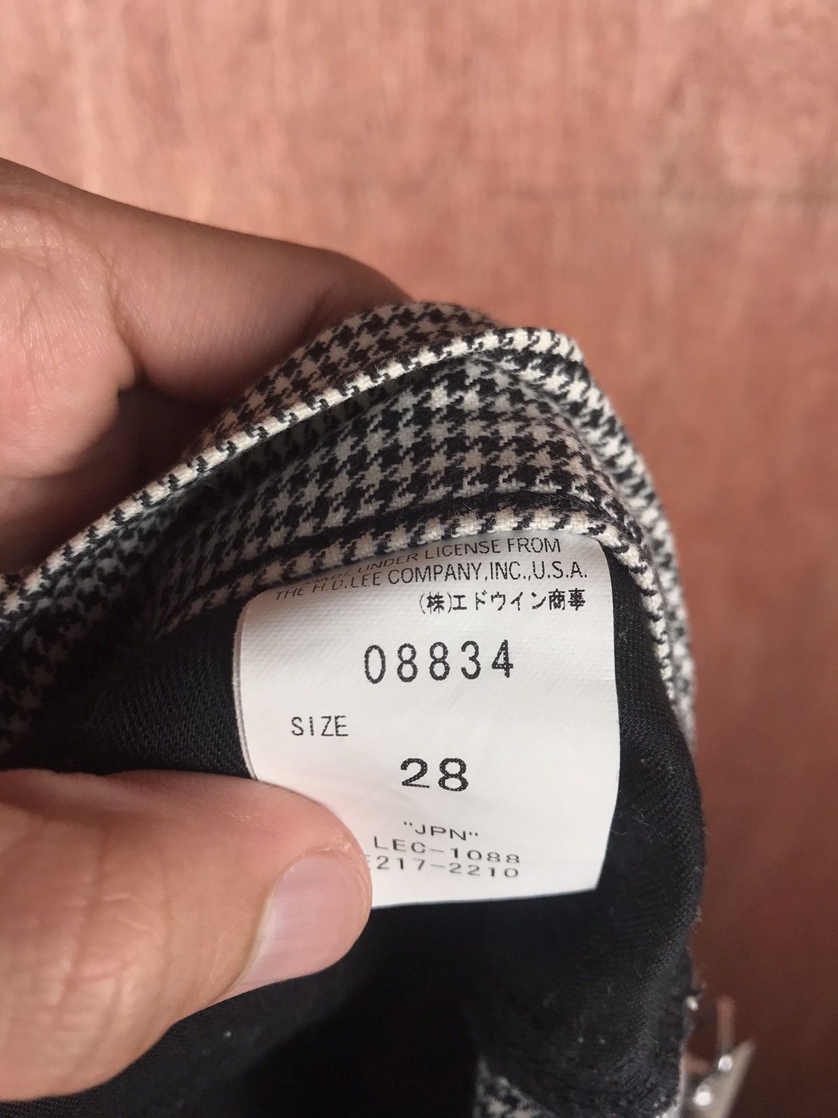 Lee Lee checkered buckle back Multipocket cargo Pants #3927 Size US 29 - 14 Thumbnail