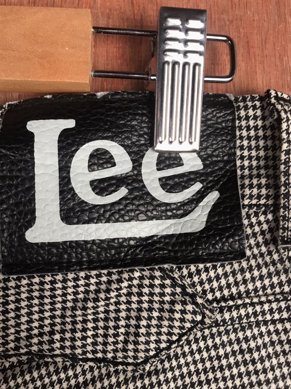 Lee Lee checkered buckle back Multipocket cargo Pants #3927 Size US 29 - 7 Thumbnail