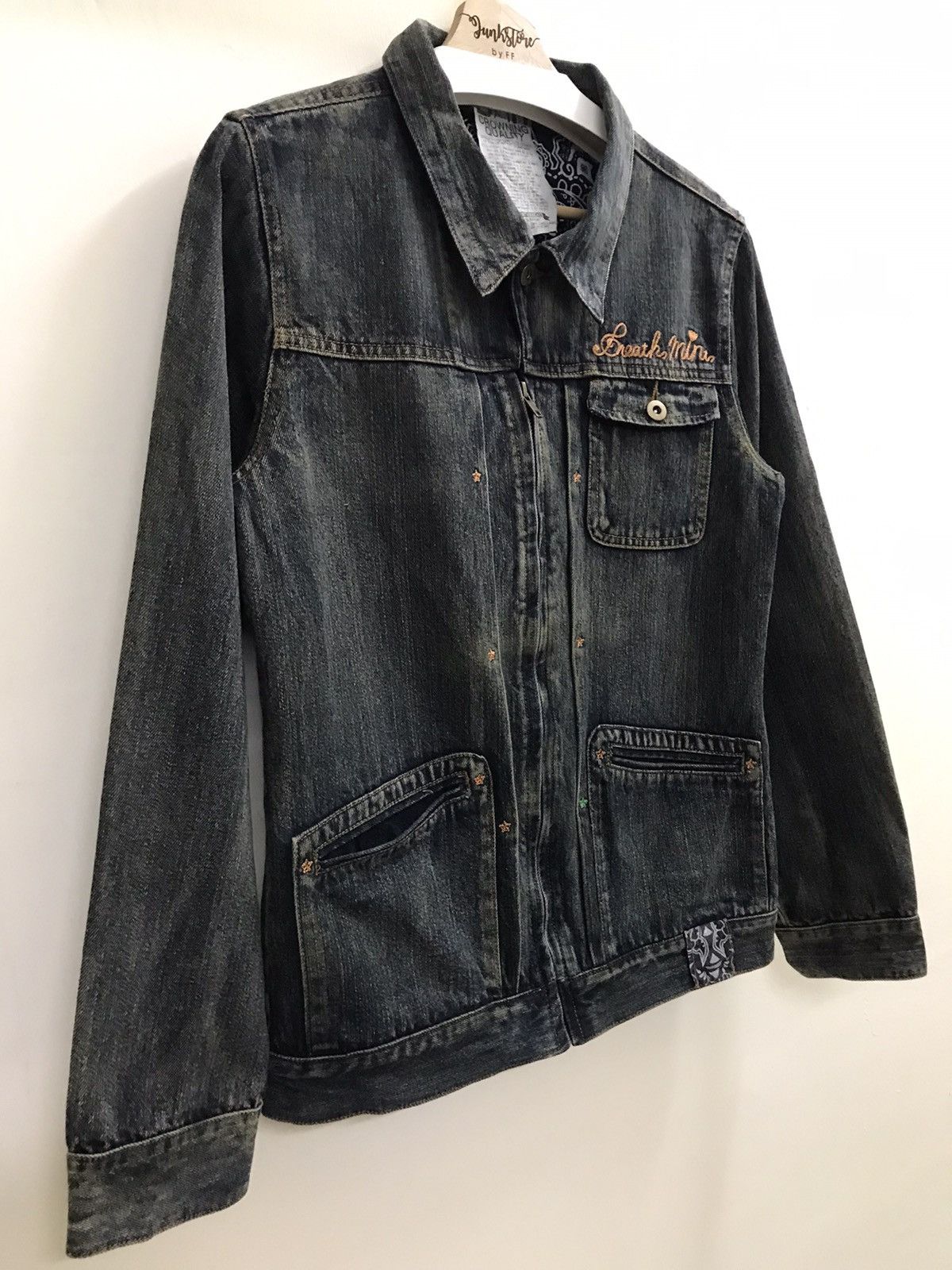 Japanese Brand Breathmint Japan Denim Jacket Size US S / EU 44-46 / 1 - 3 Thumbnail