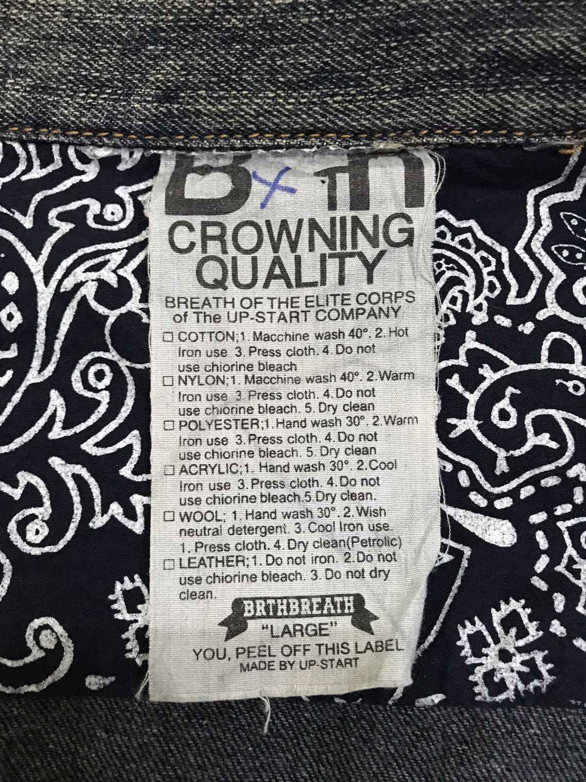 Japanese Brand Breathmint Japan Denim Jacket Size US S / EU 44-46 / 1 - 16 Thumbnail