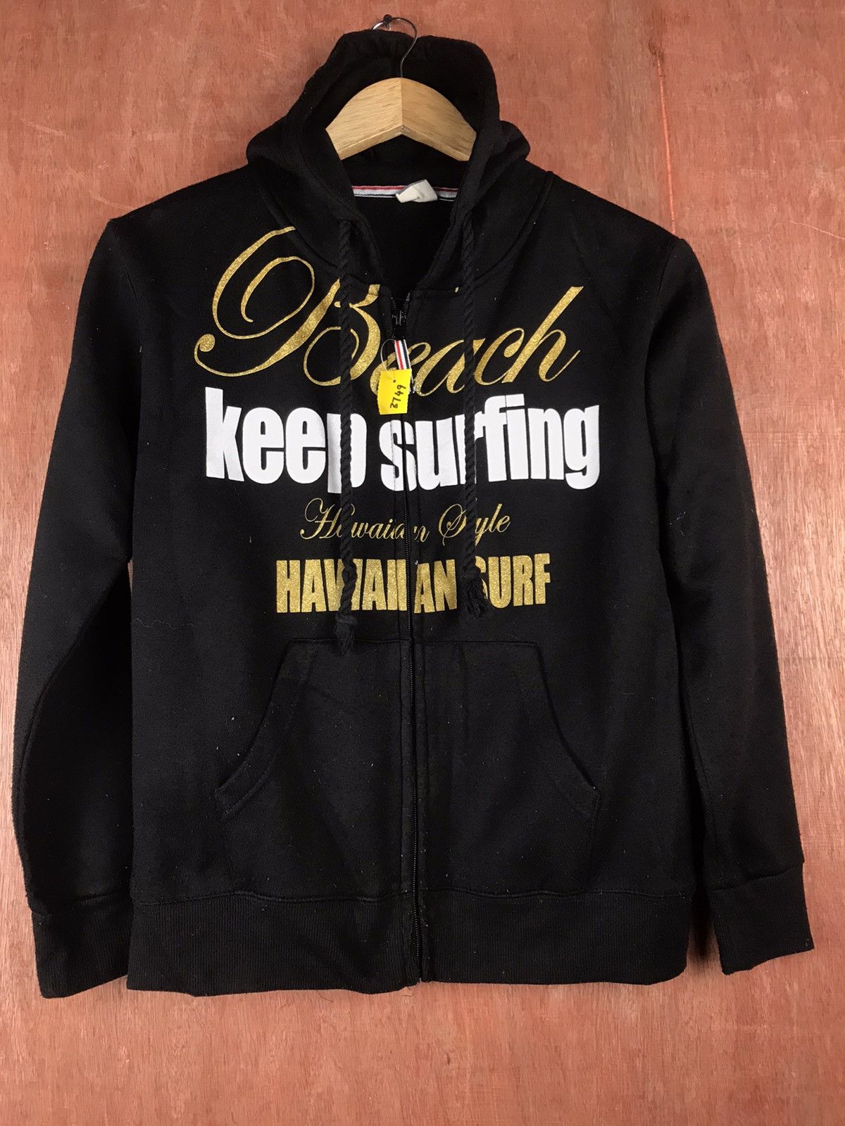 Japanese Brand Hawaiian Surf Big Logo Hoodies #3749 Size US S / EU 44-46 / 1 - 6 Thumbnail