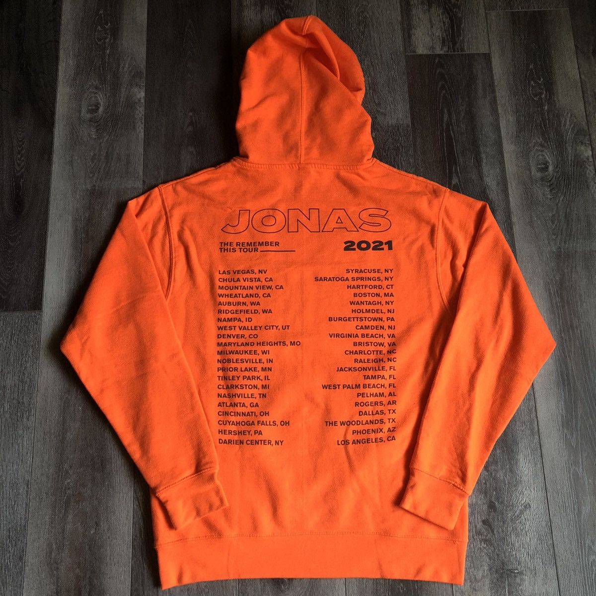 Band Tees The Jonas Brothers Remember This Tour Graphic Hoodie 2021 Size US M / EU 48-50 / 2 - 3 Thumbnail