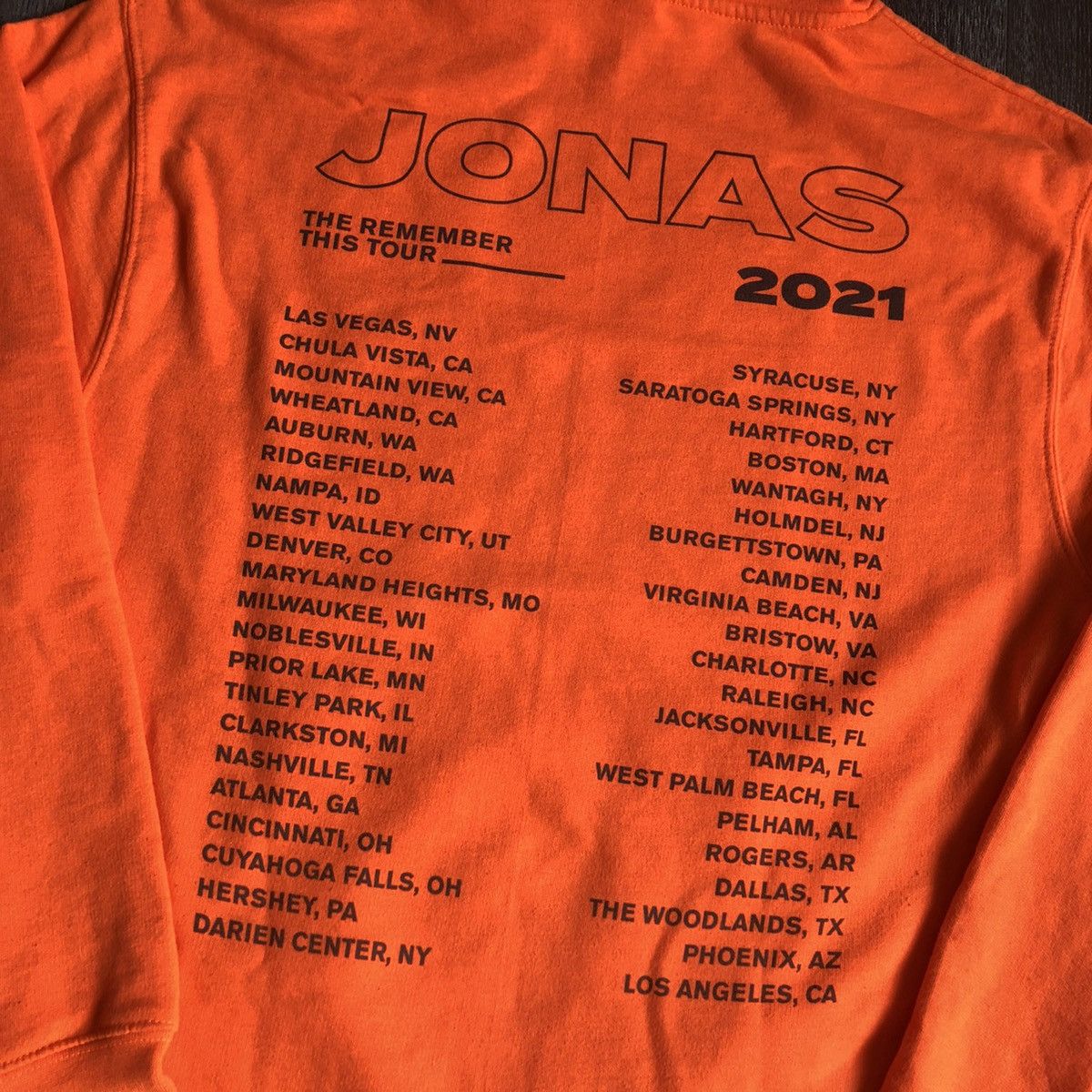 Band Tees The Jonas Brothers Remember This Tour Graphic Hoodie 2021 Size US M / EU 48-50 / 2 - 5 Thumbnail