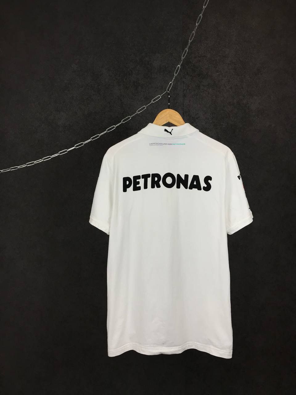 Mercedes-Benz Mercedes Benz Petronas overprinted racing moto polo tee Size US L / EU 52-54 / 3 - 7 Thumbnail