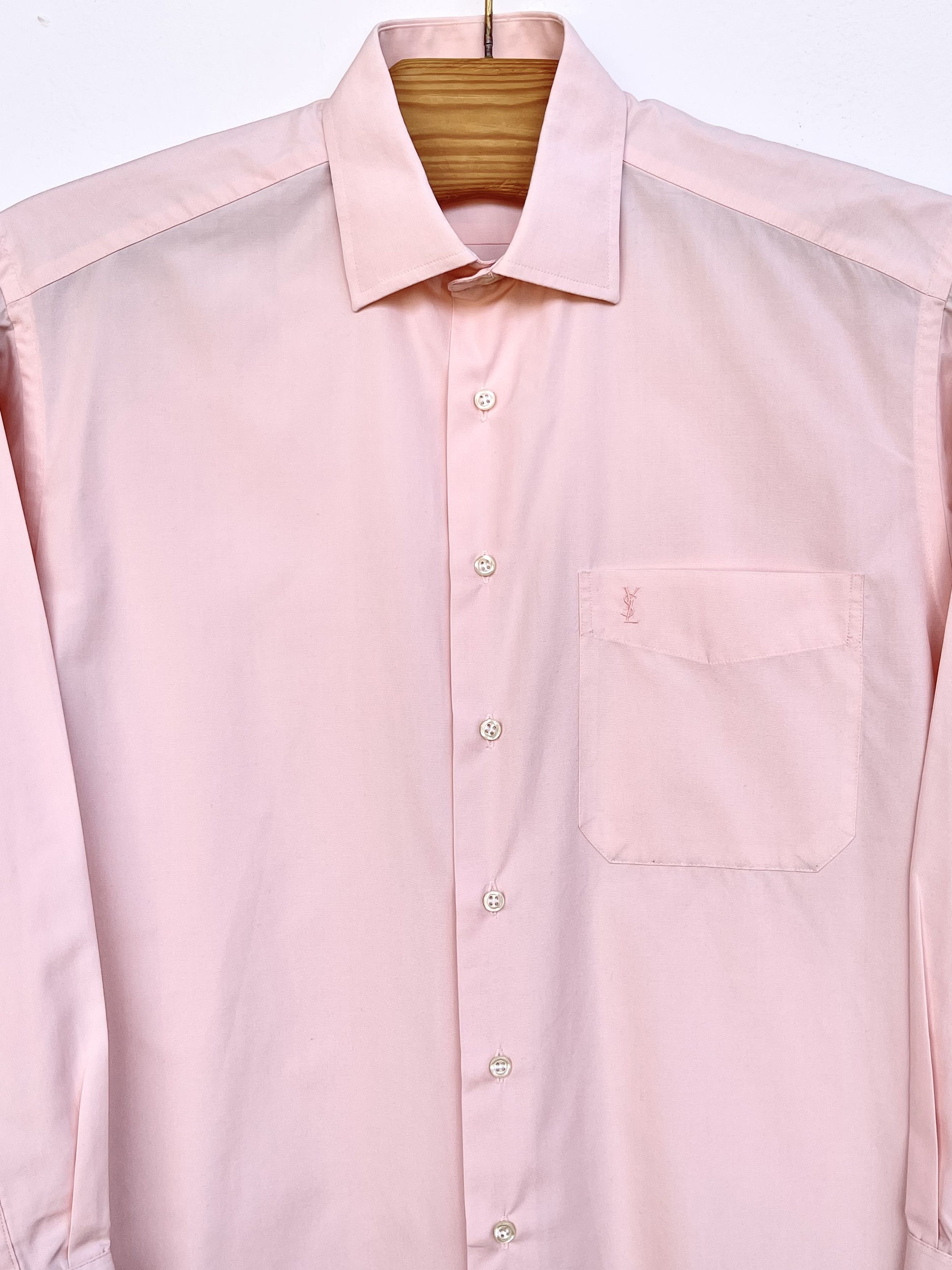 Yves Saint Laurent 🔥 Ysl vintage saint Laurent shirt pink salmon size M Size US M / EU 48-50 / 2 - 2 Thumbnail