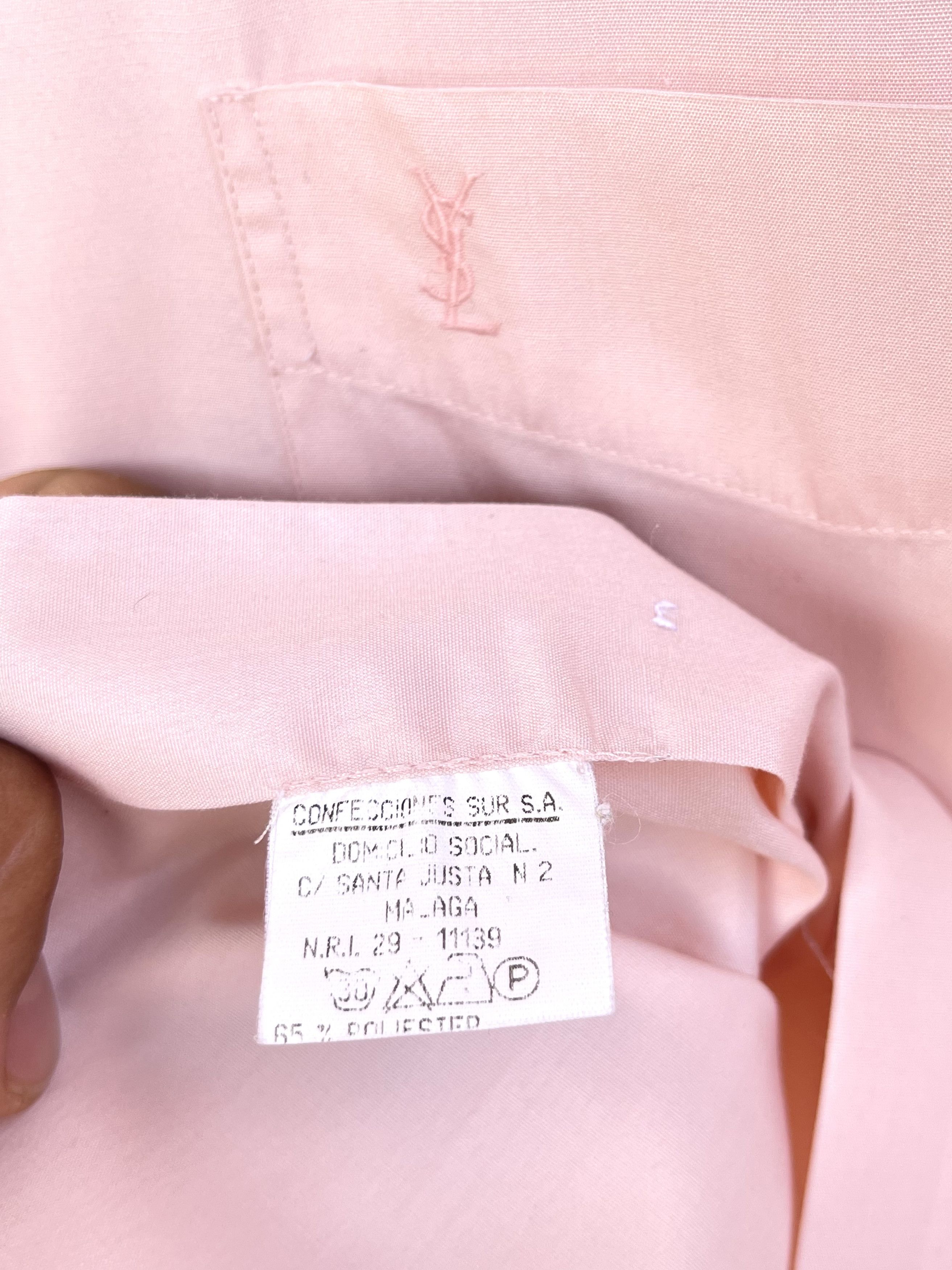 Yves Saint Laurent 🔥 Ysl vintage saint Laurent shirt pink salmon size M Size US M / EU 48-50 / 2 - 6 Thumbnail