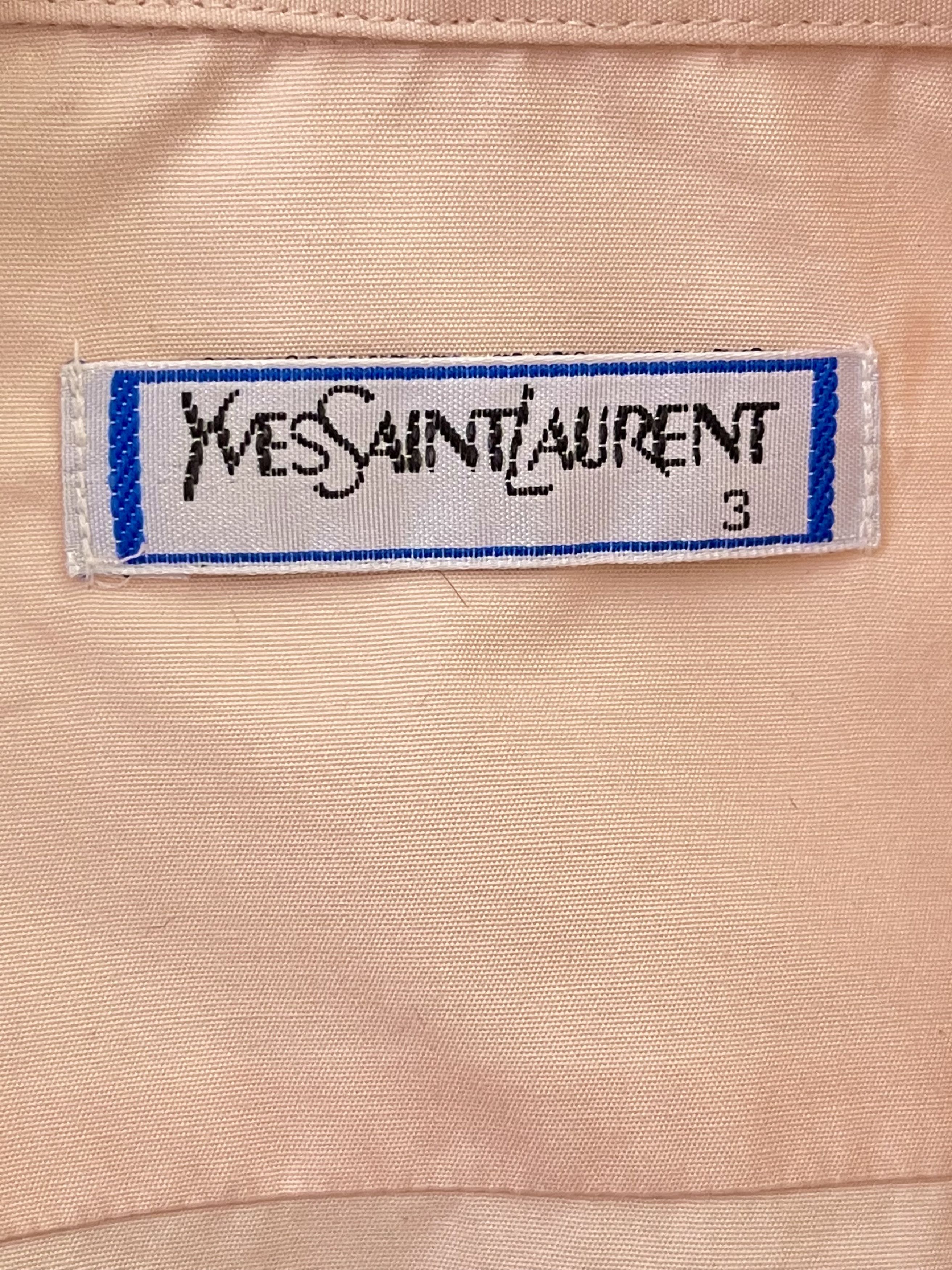 Yves Saint Laurent 🔥 Ysl vintage saint Laurent shirt pink salmon size M Size US M / EU 48-50 / 2 - 7 Thumbnail